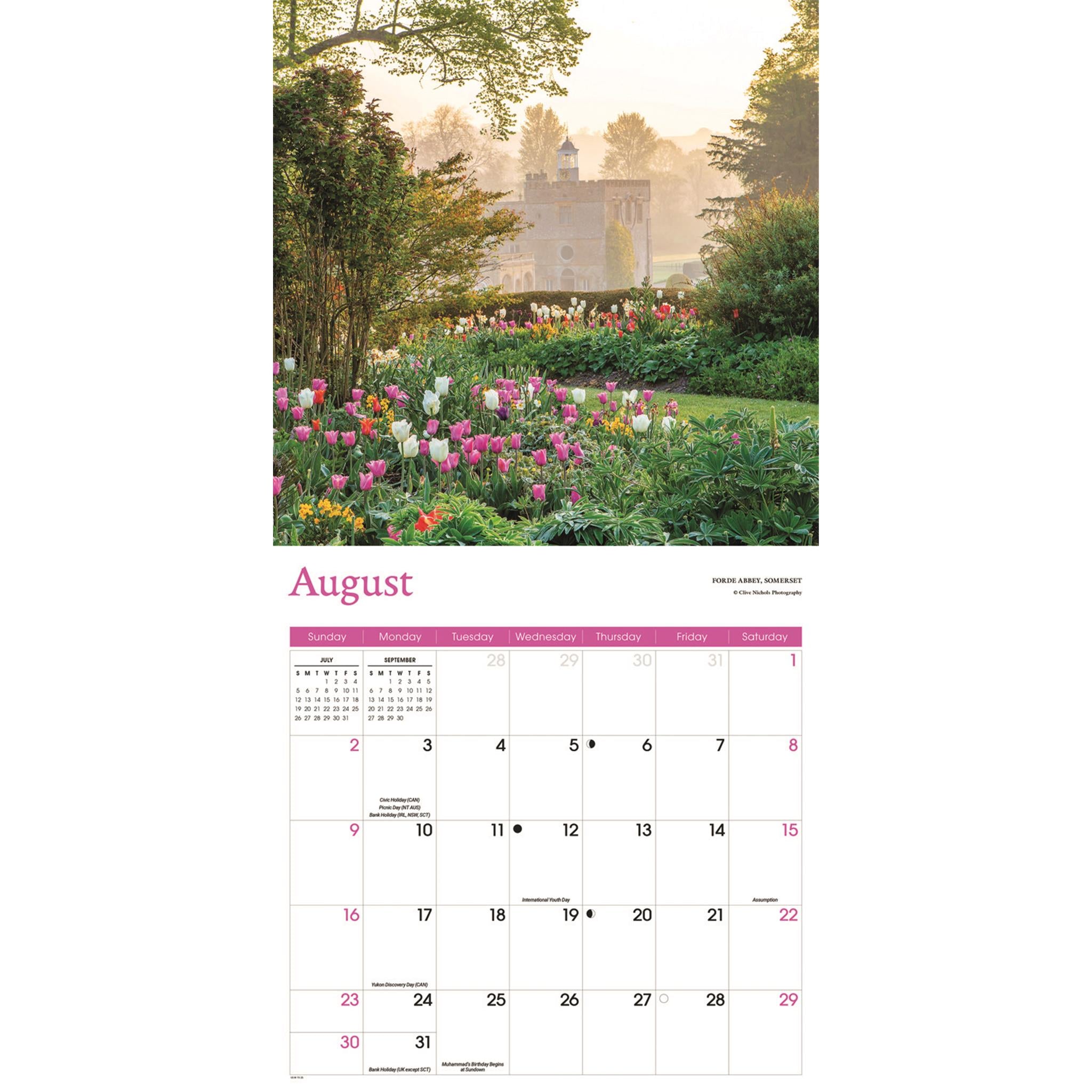 Country Gardens 2026 Wall Calendar