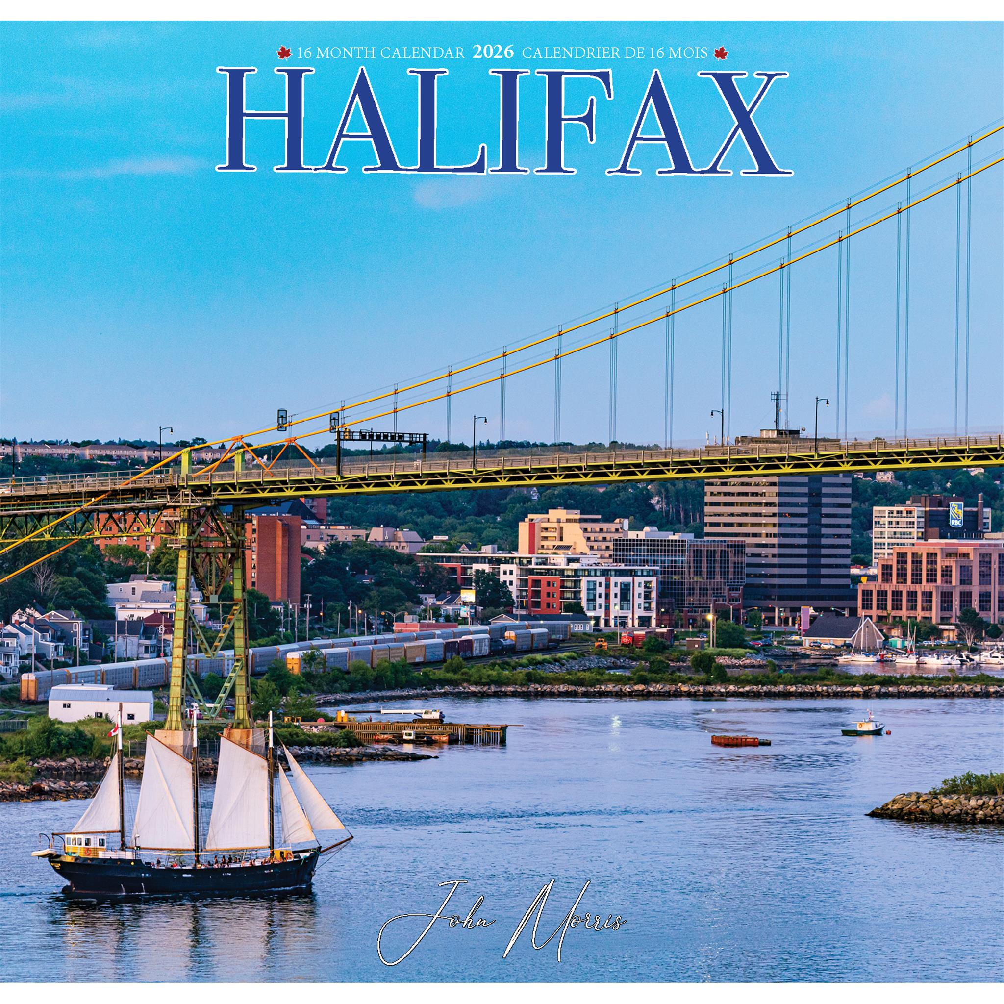Calendrier mural Halifax 2026