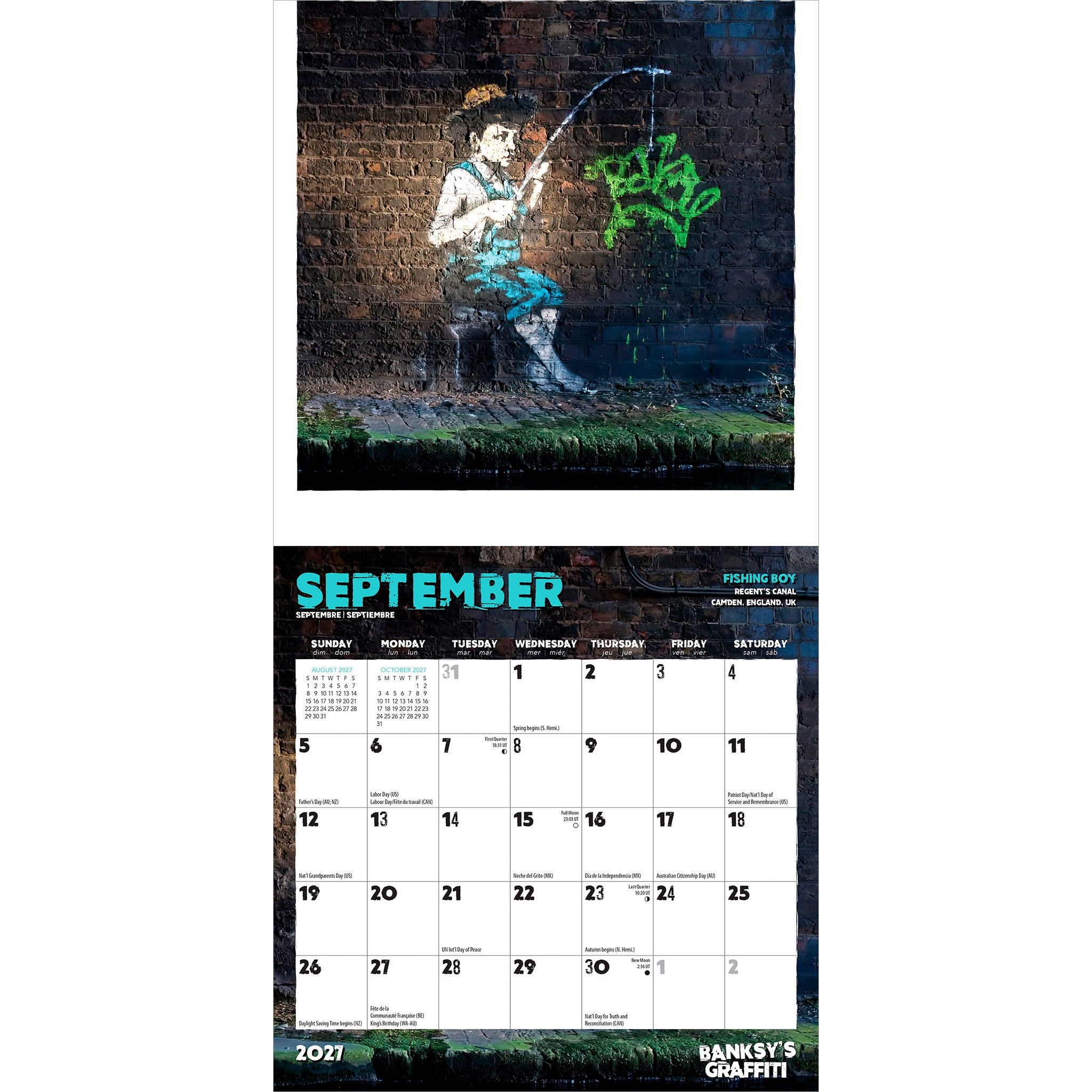 Banksy's Graffiti 2027 Mini Calendar - Online Only
