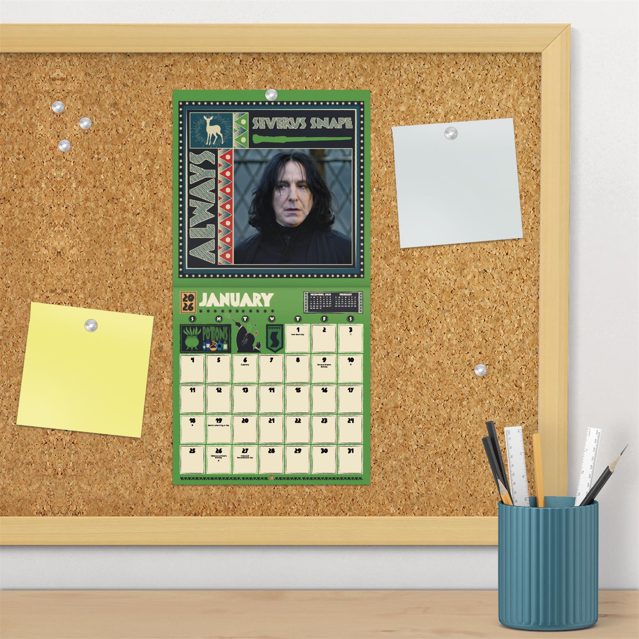 Mini calendrier Harry Potter 2026