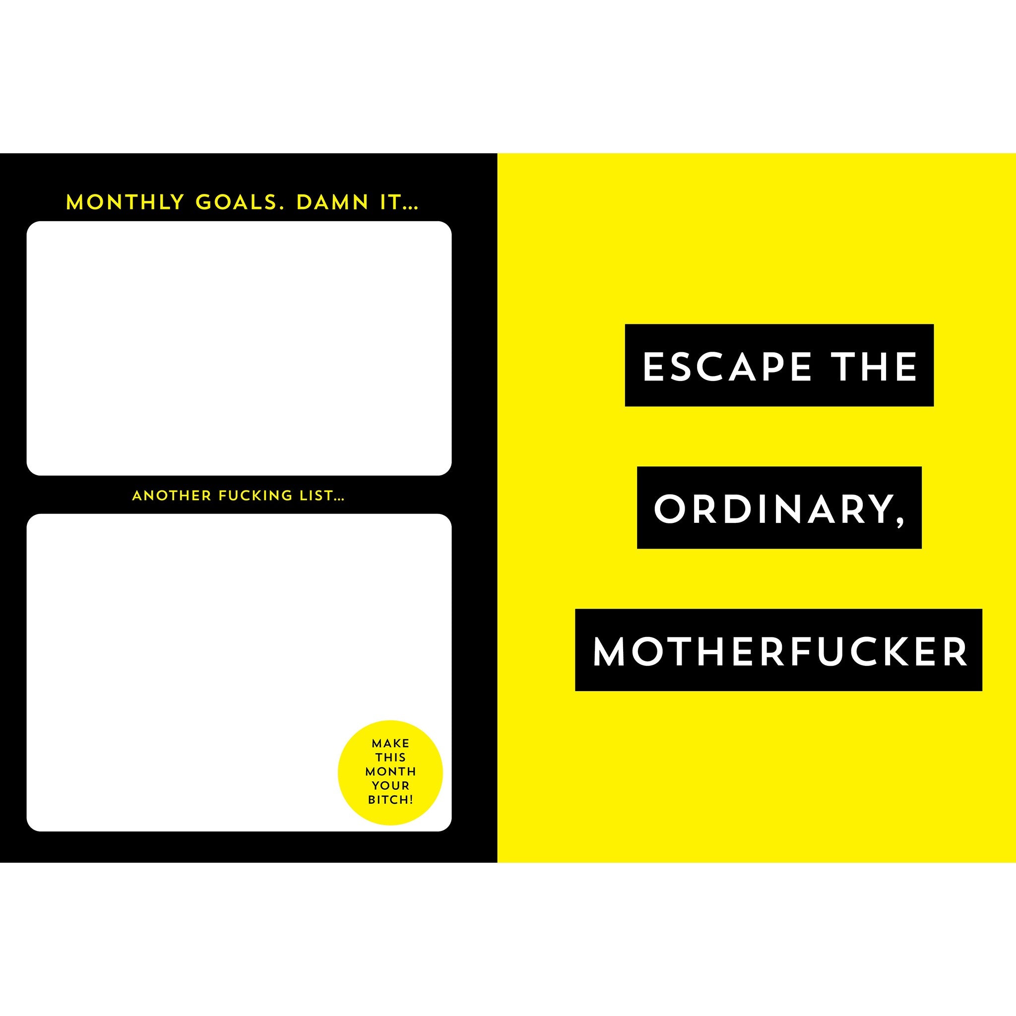 Carpe Fucking Diem 2026-2027 Engagement Calendar