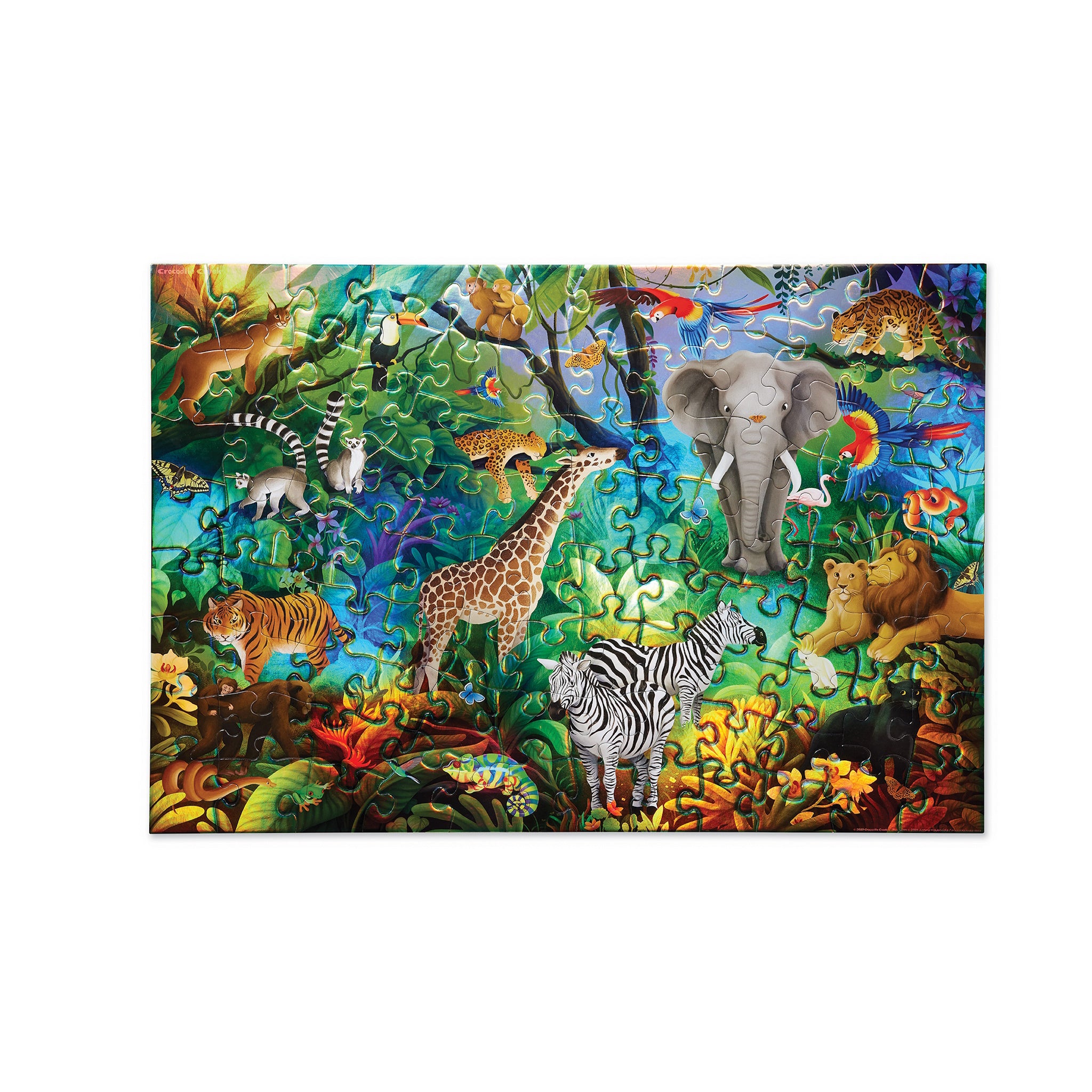 Puzzle holographique Jungle Paradise de 100 pièces
