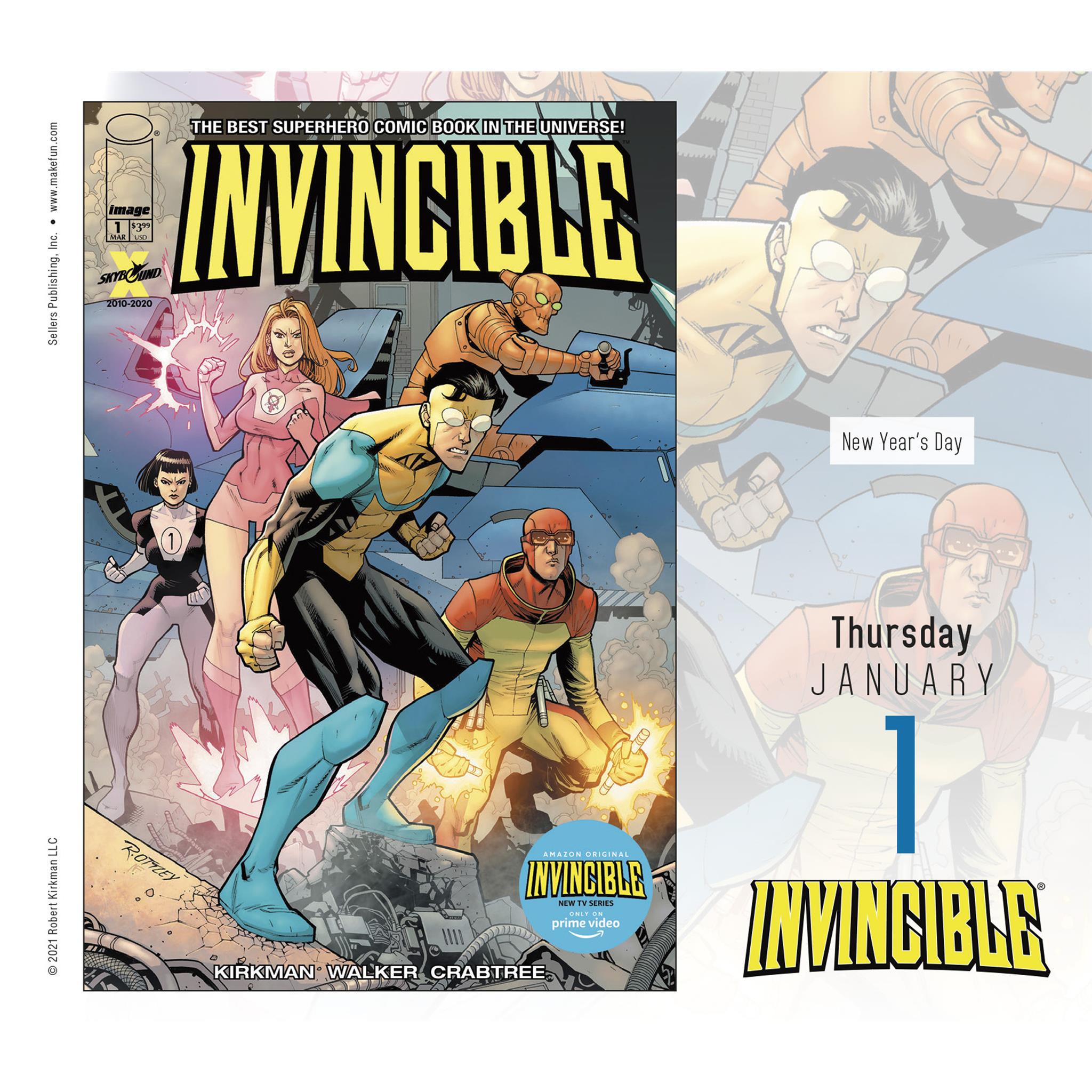 Calendrier Invincible 2026 en boîte - Disponible uniquement en ligne