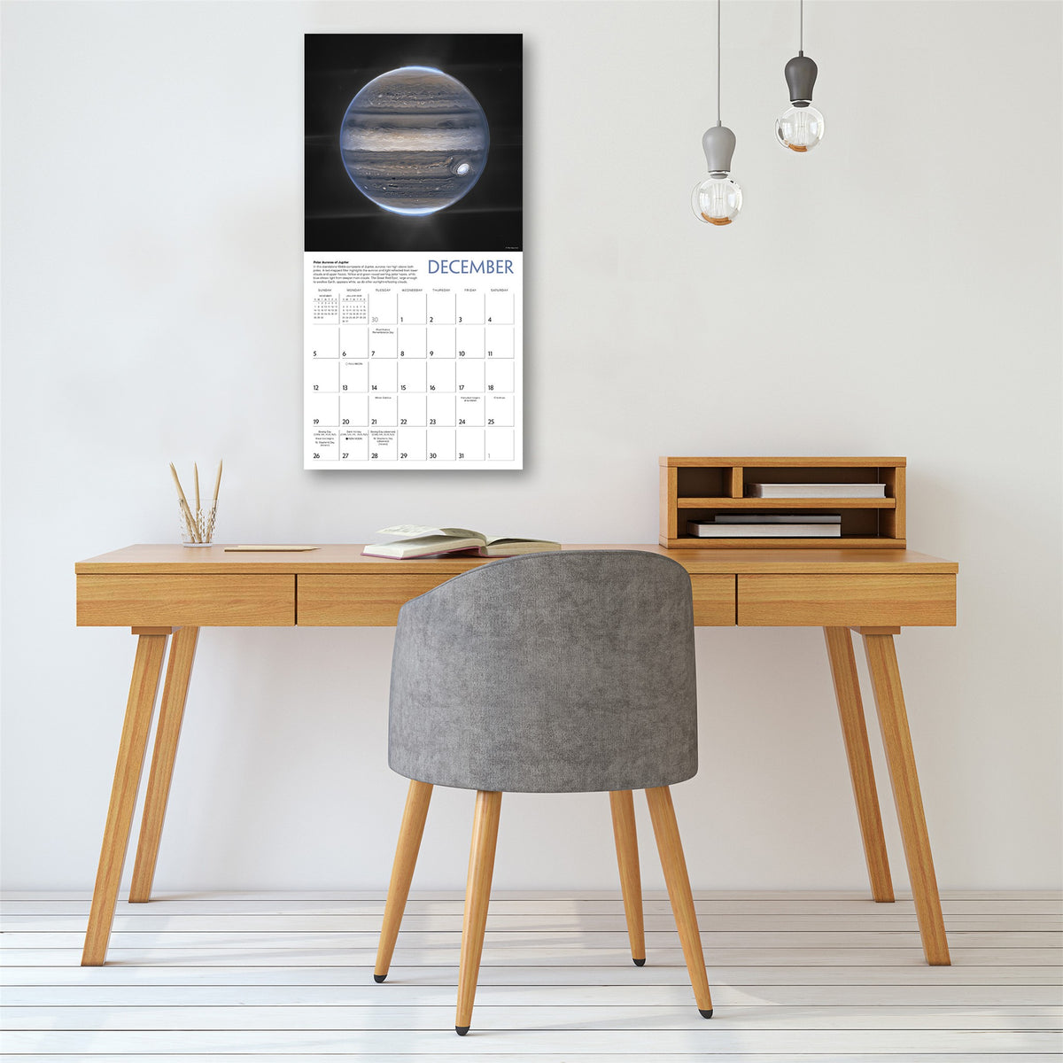 Calendrier mural Destination Espace 2027 - Exclusivement en ligne