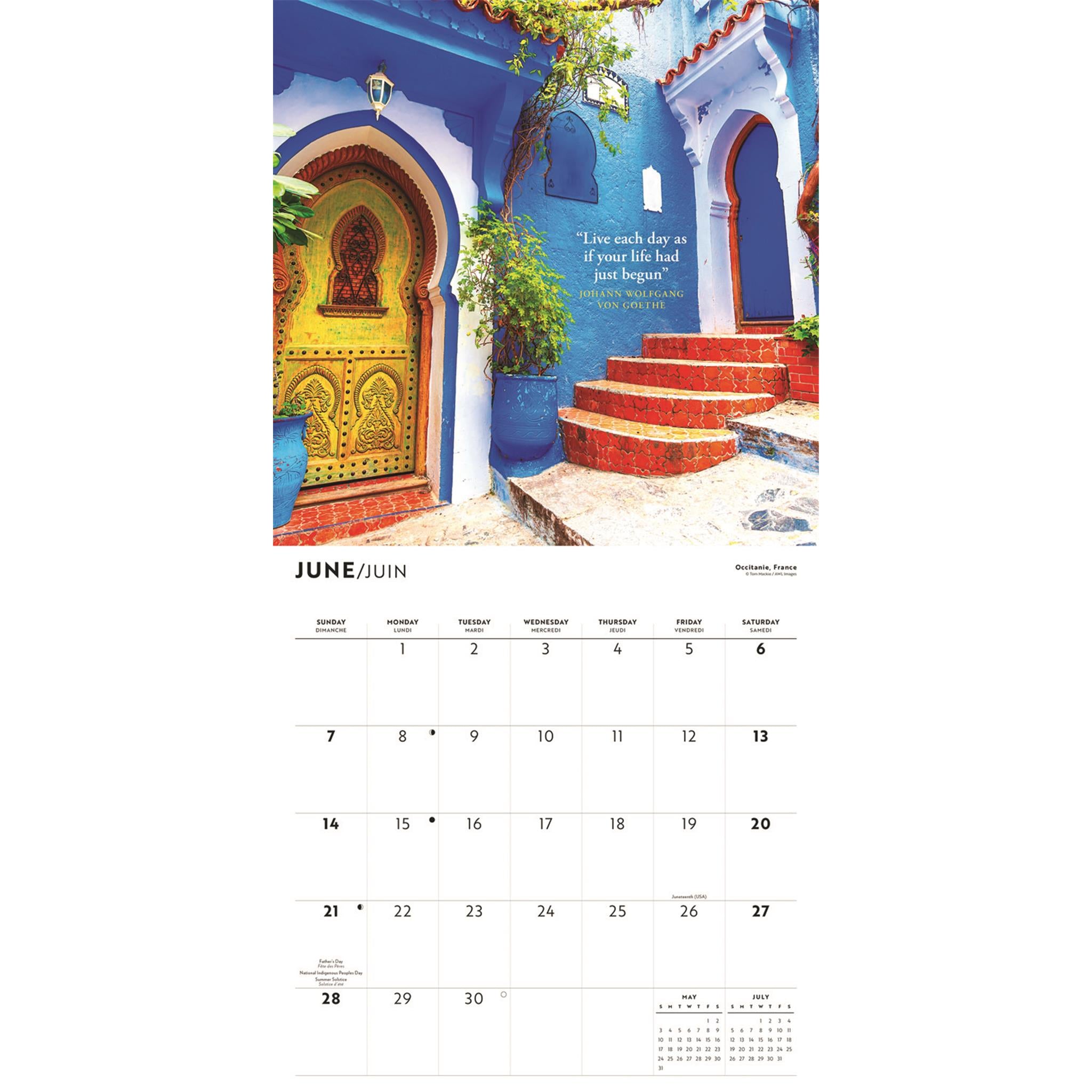 Calendrier mural Portes et Fenêtres 2026