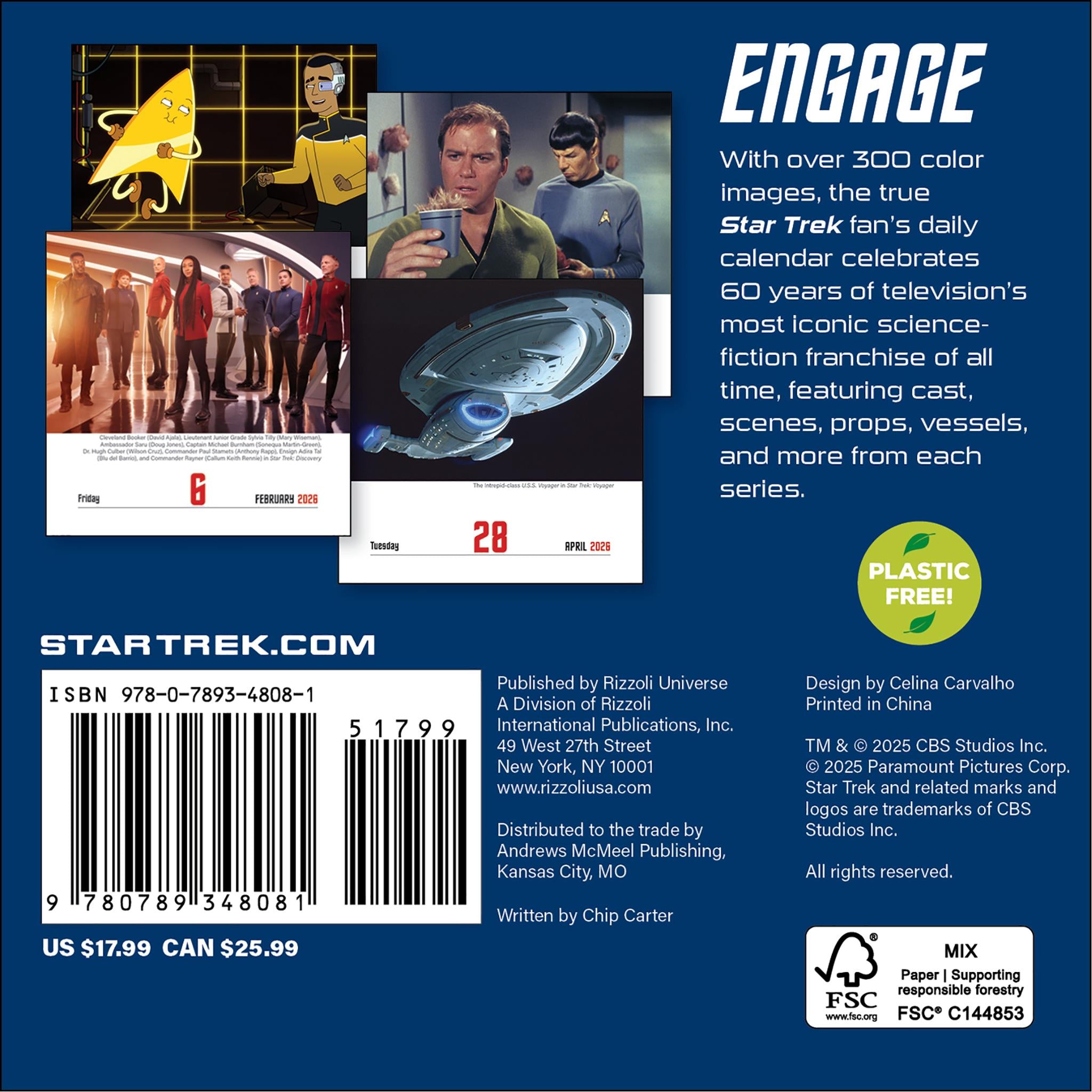 Calendrier Star Trek Daily 2026