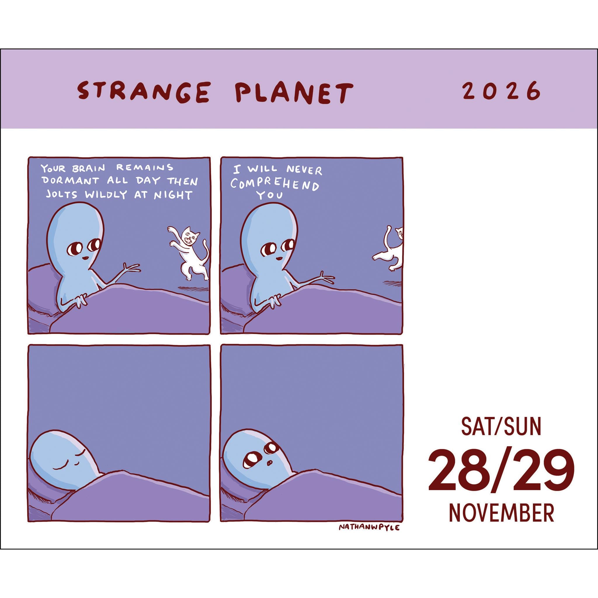 Strange Planet 2026 Box Calendar