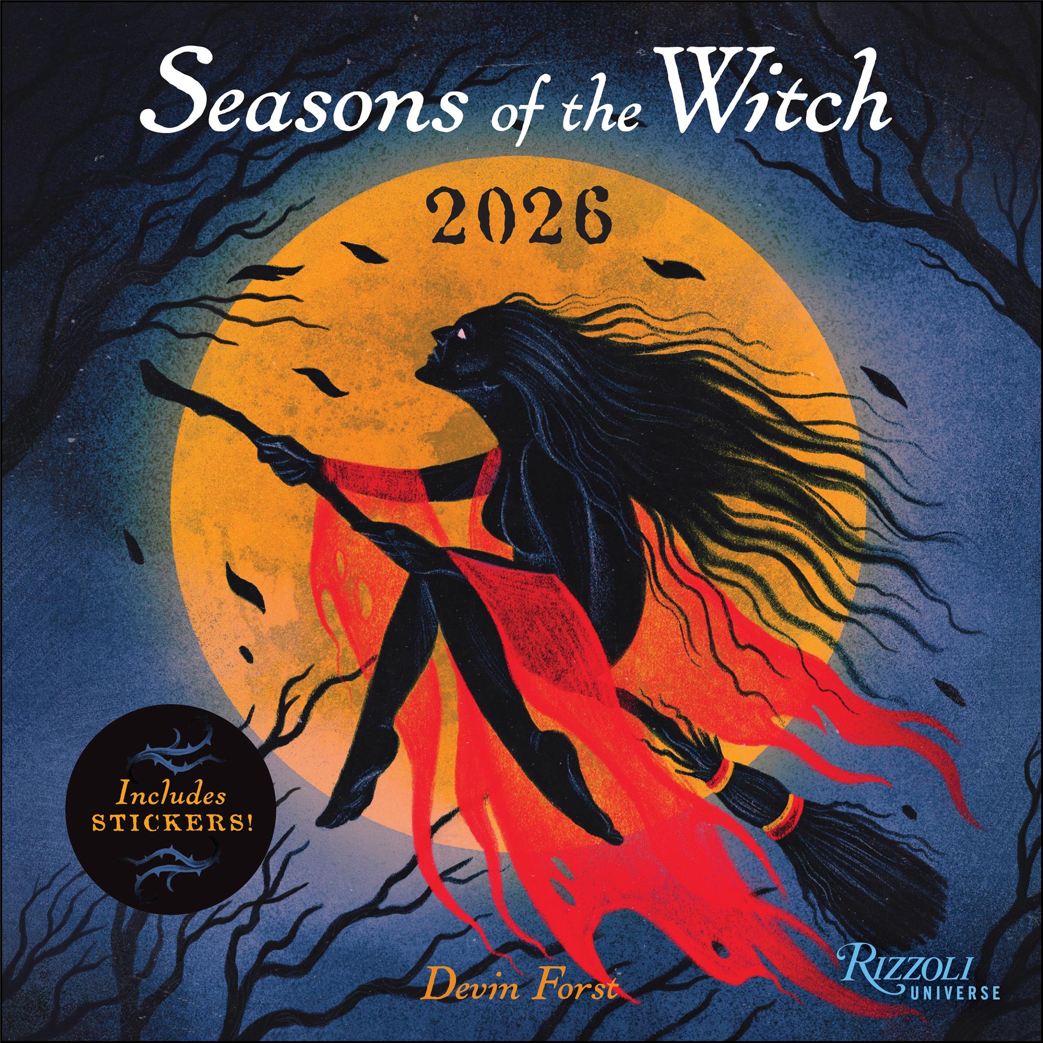 Calendrier mural Seasons Of The Witch 2026
