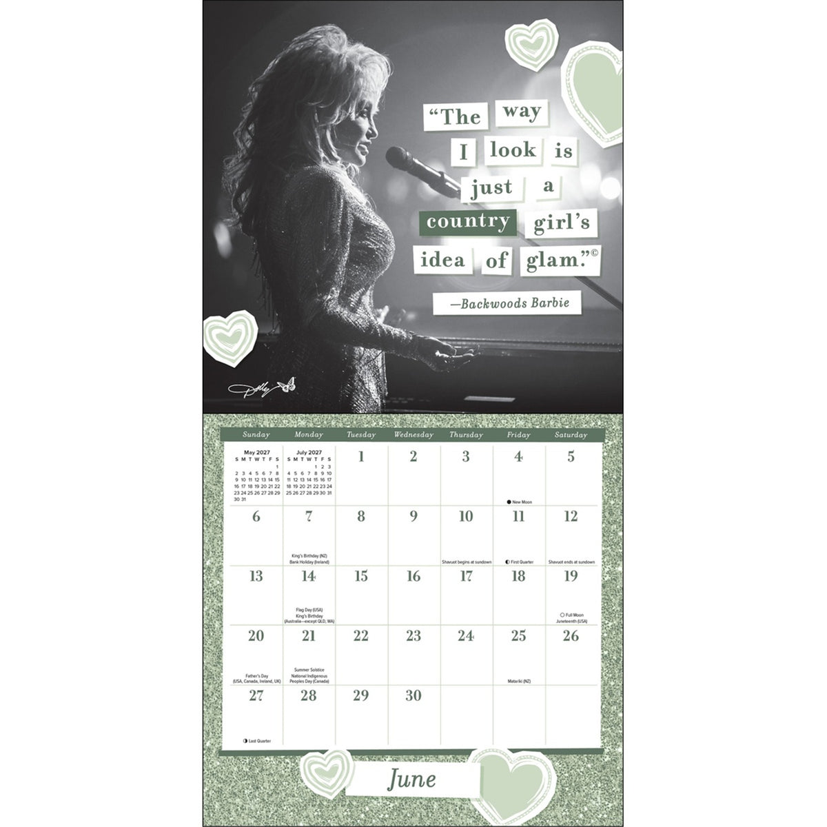 Dolly Parton 2027 Mini Calendar