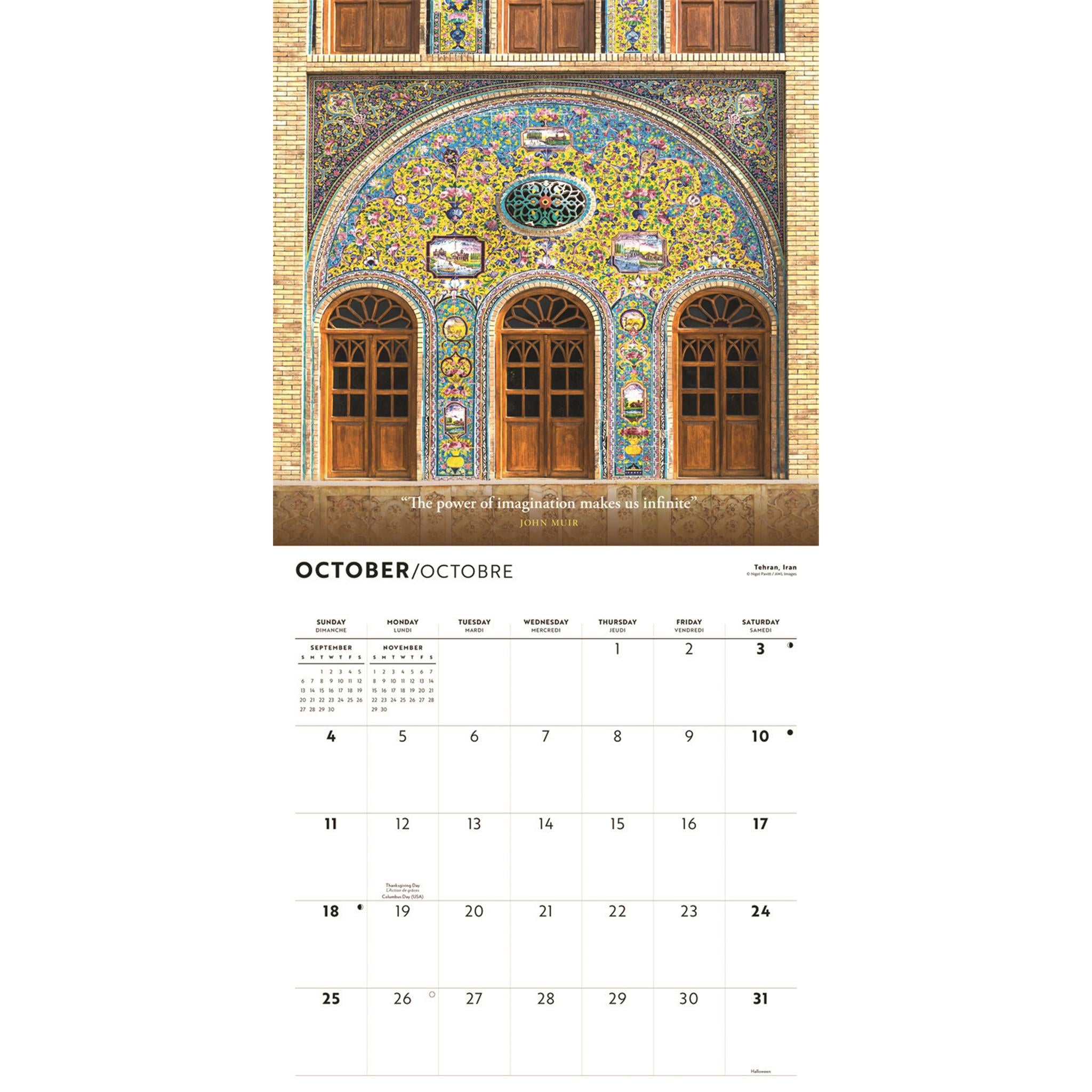Calendrier mural Portes et Fenêtres 2026
