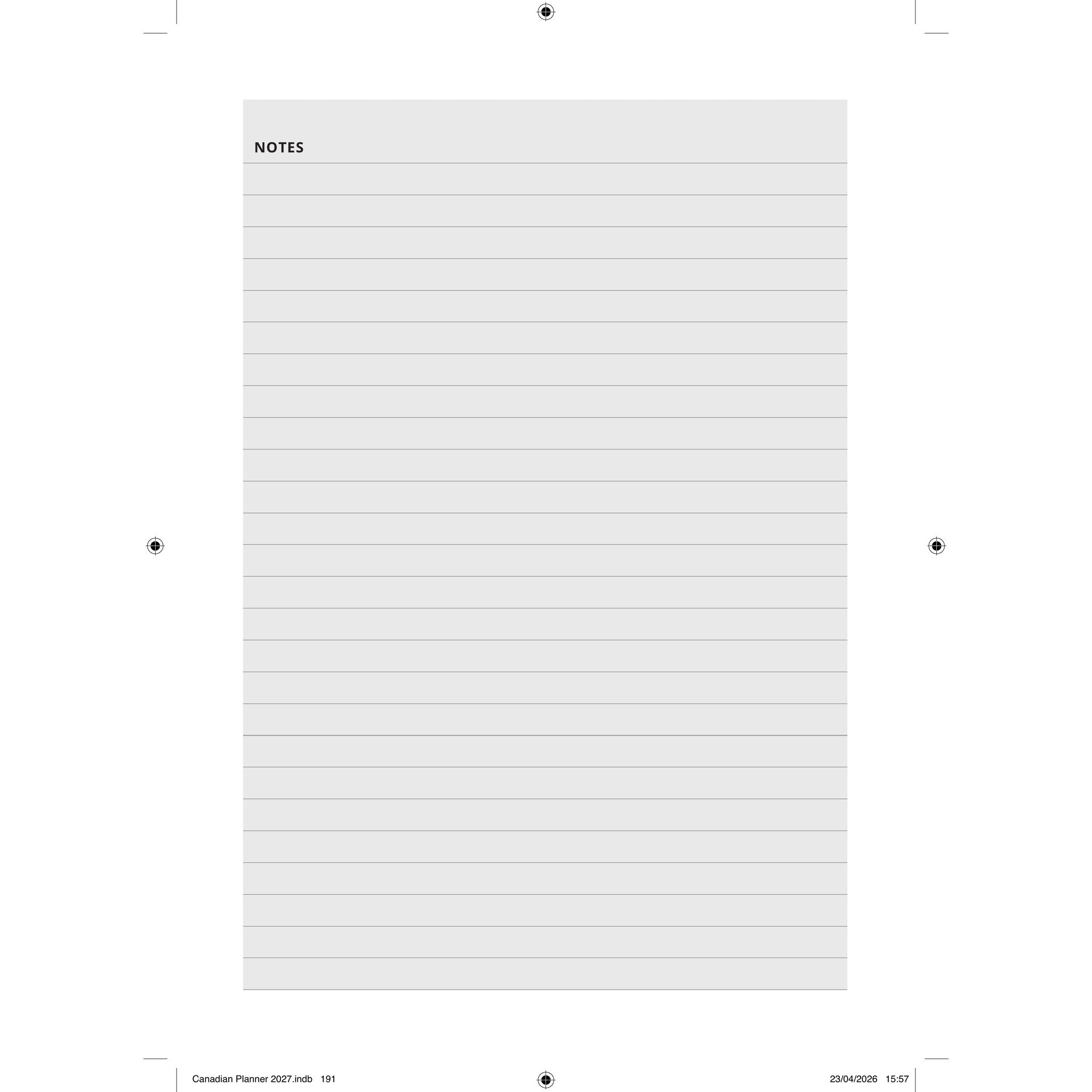 The Canadian Planner 2027 Engagement Calendar