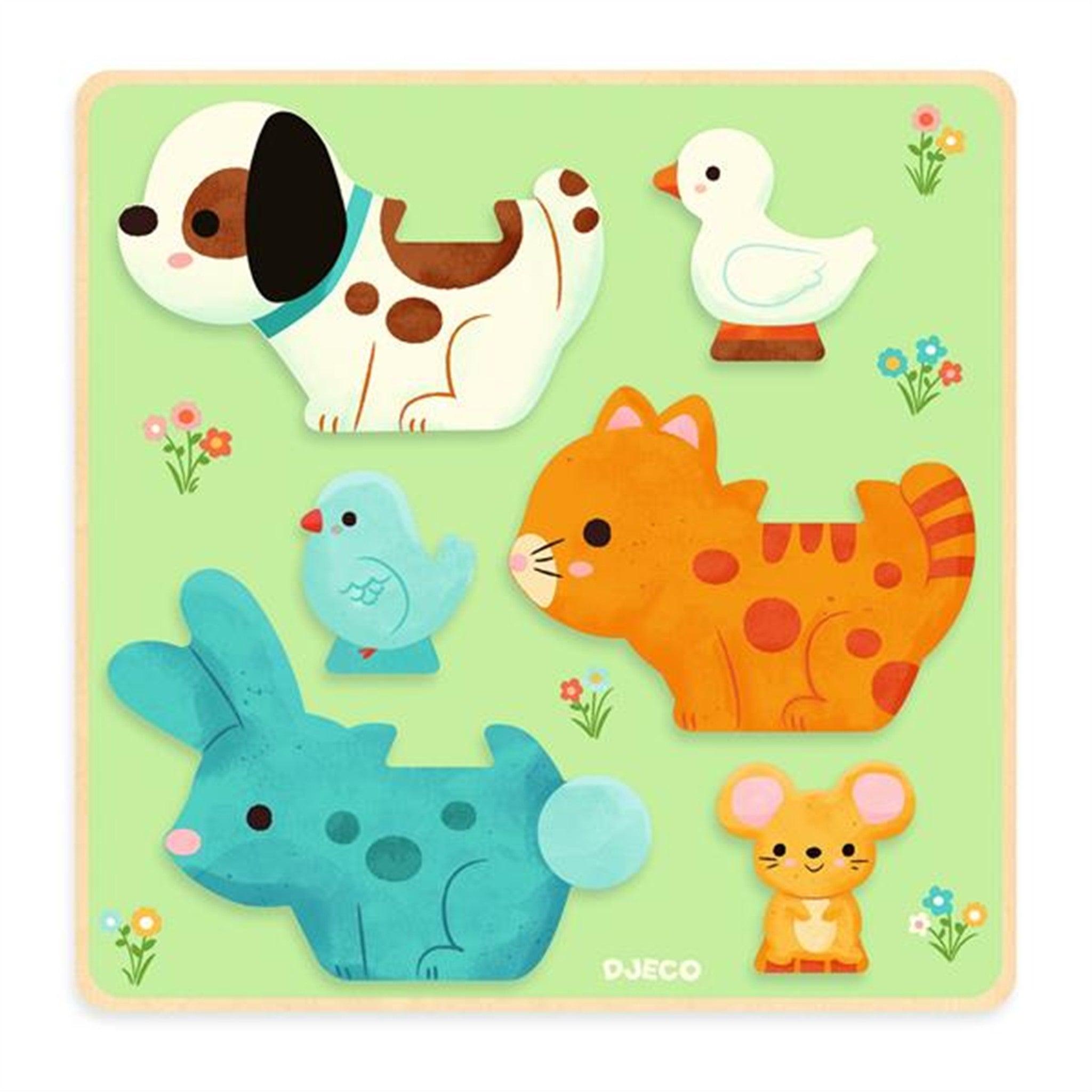 Puzz & Play Friends Wooden 6 Piece Puzzle