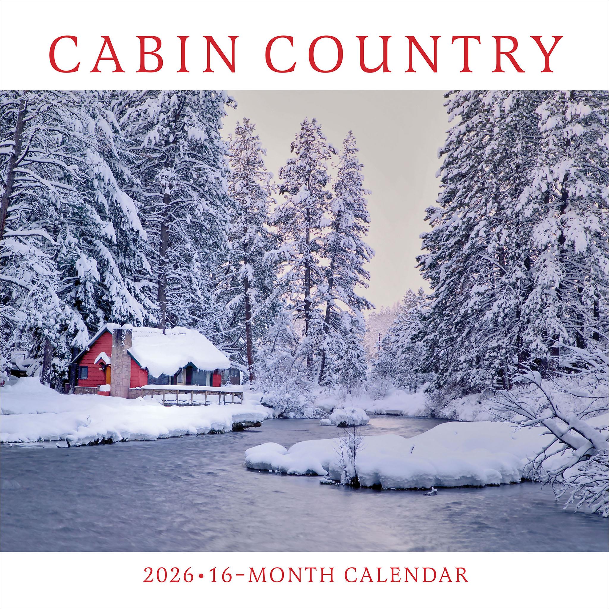 Calendrier mural Cabin Country 2026