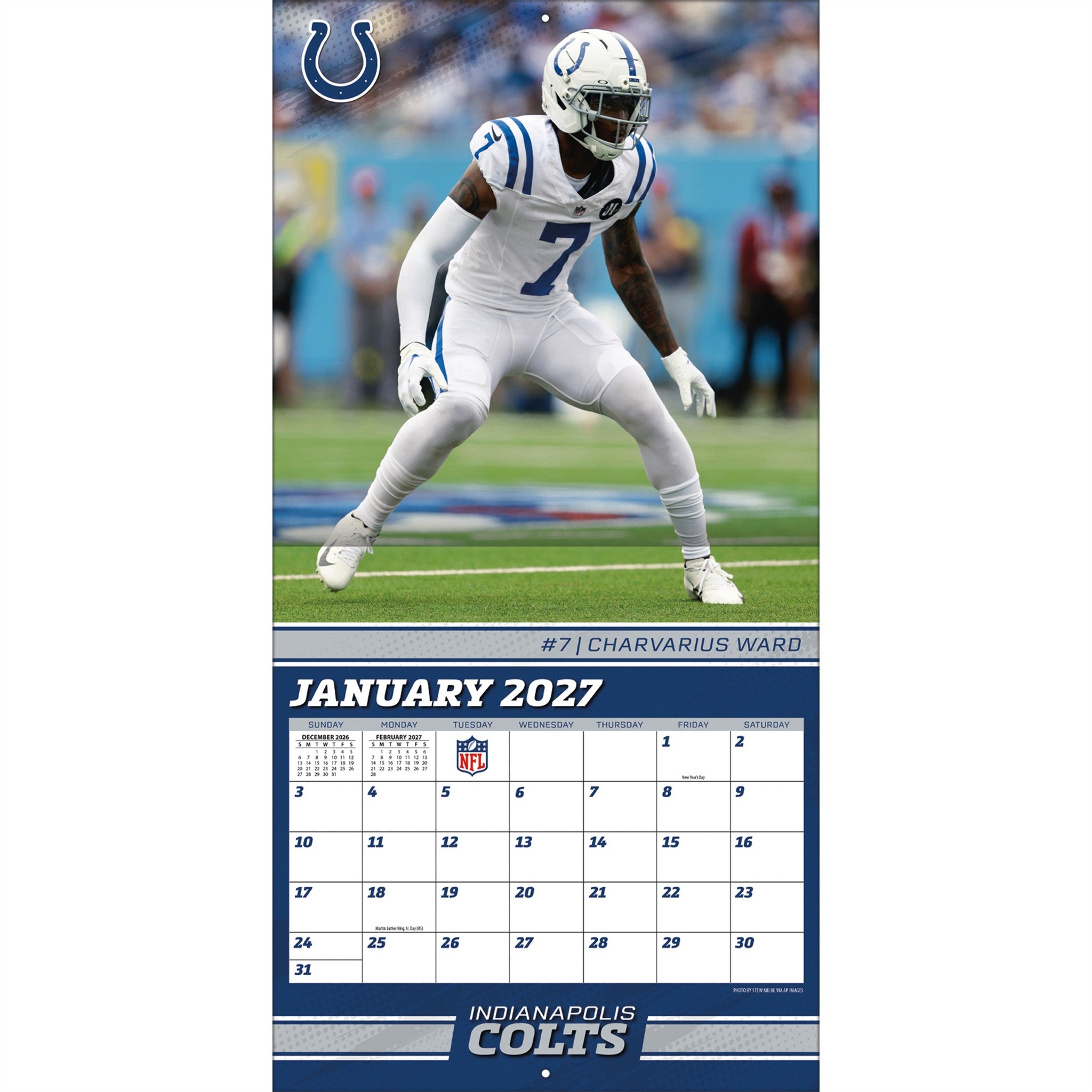 NFL Indianapolis Colts 2027 Wall Calendar - Online Only