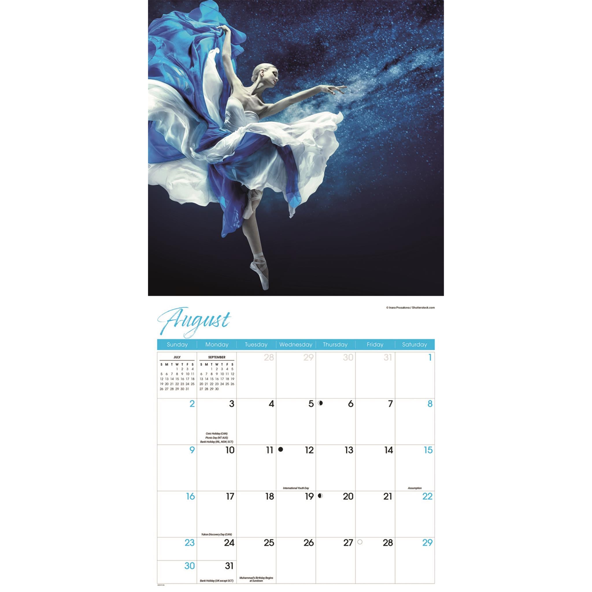 Ballet 2026 Wall Calendar