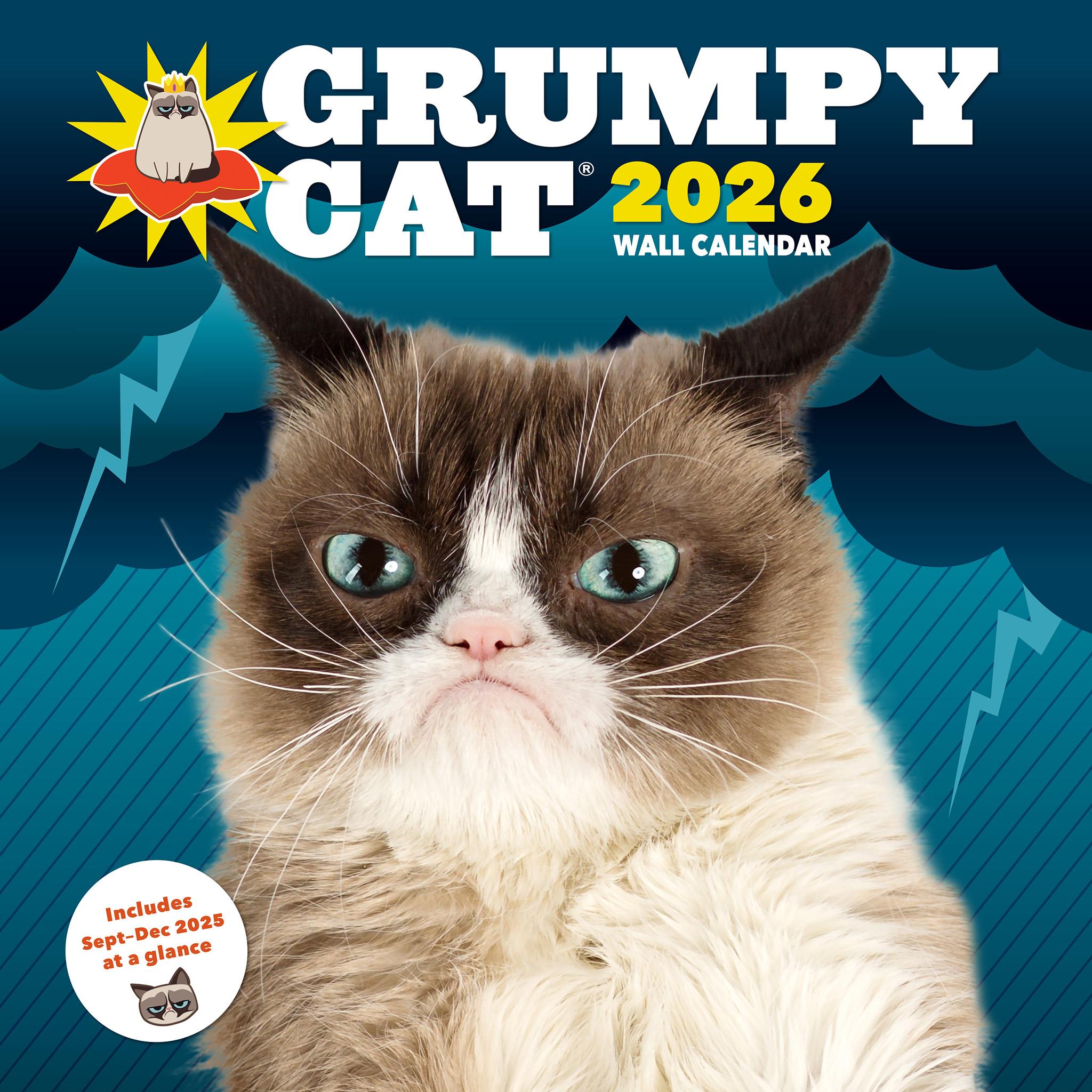 Calendrier mural Grumpy Cat 2026