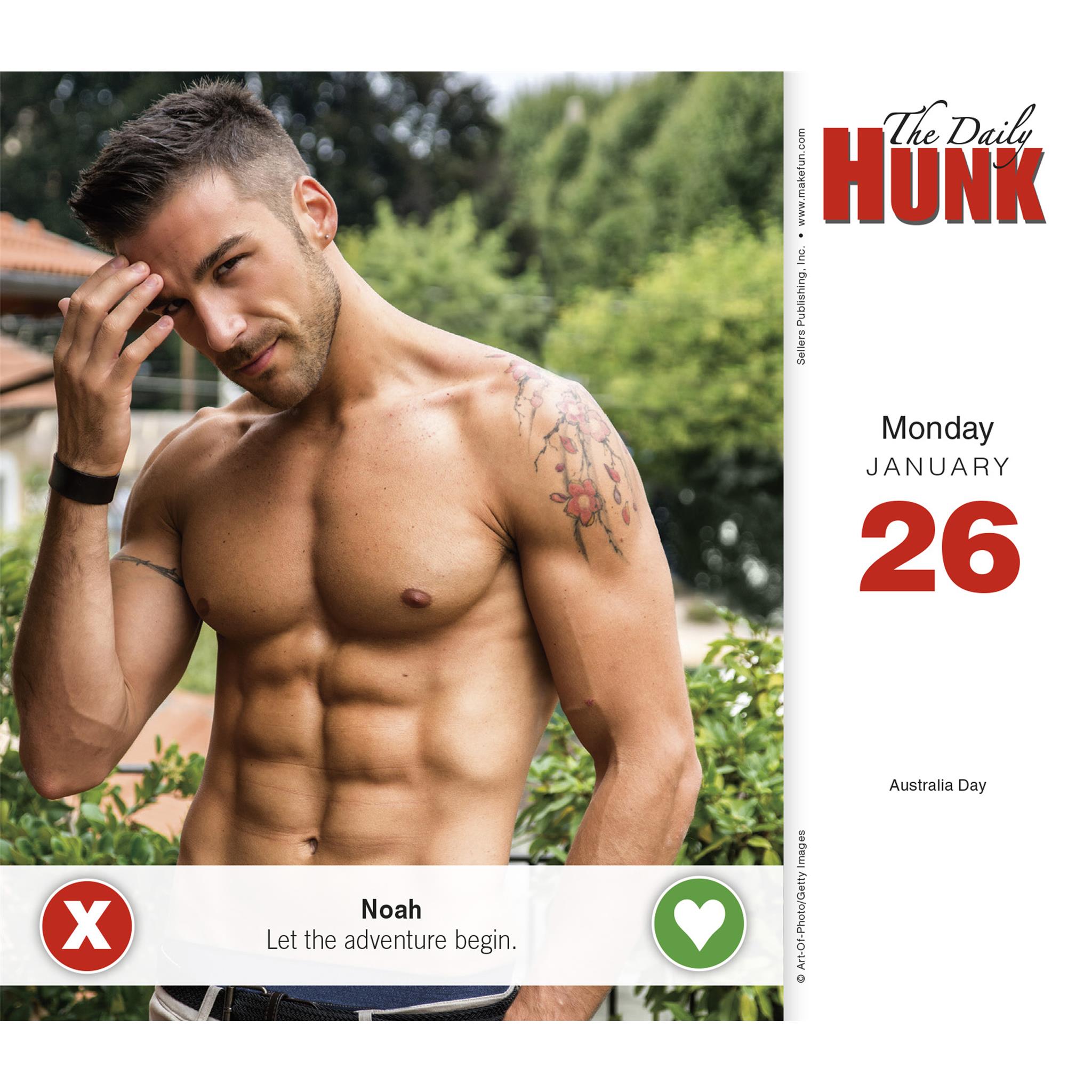 Calendrier Daily Hunk 2026