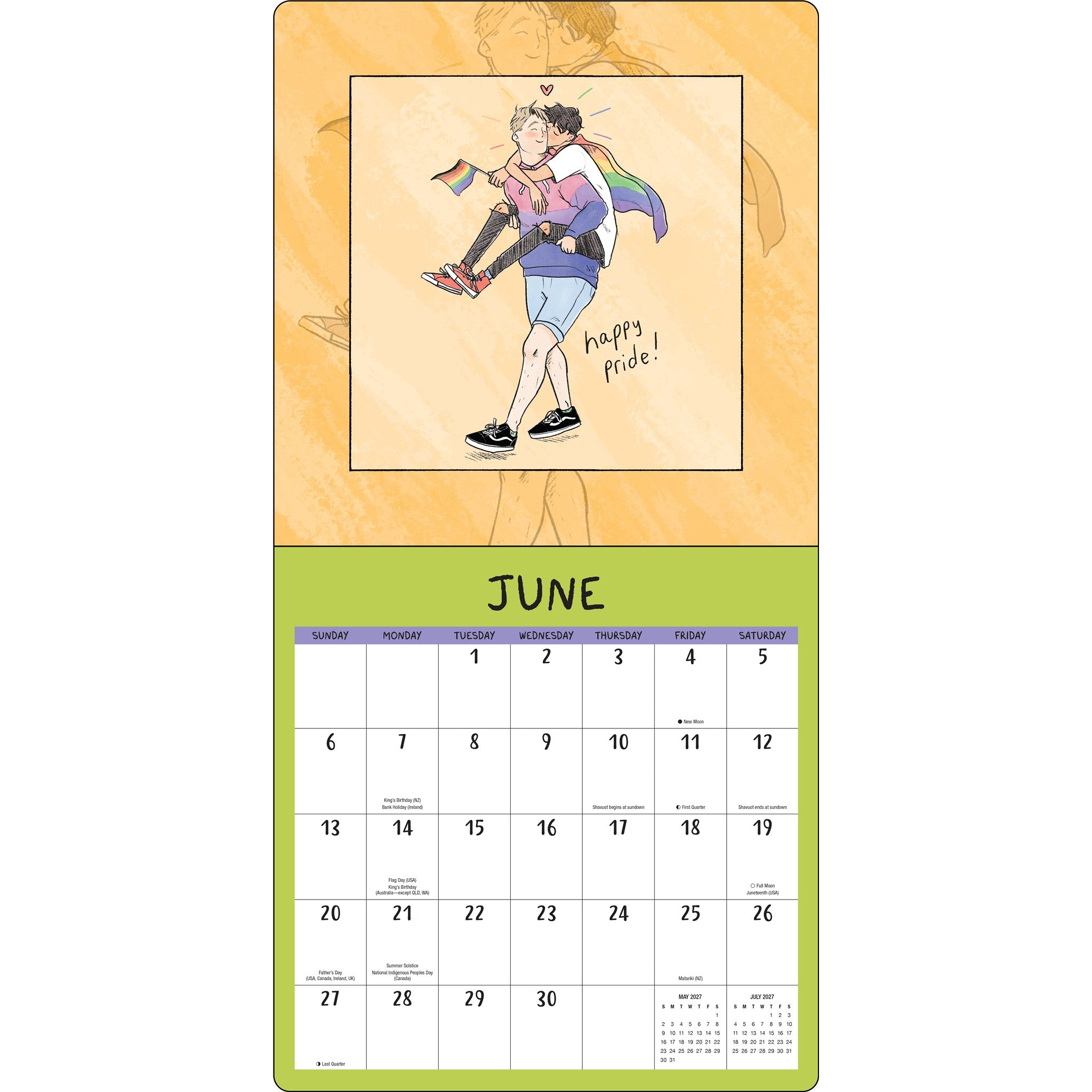 Heartstopper with Poster 2027 Wall Calendar