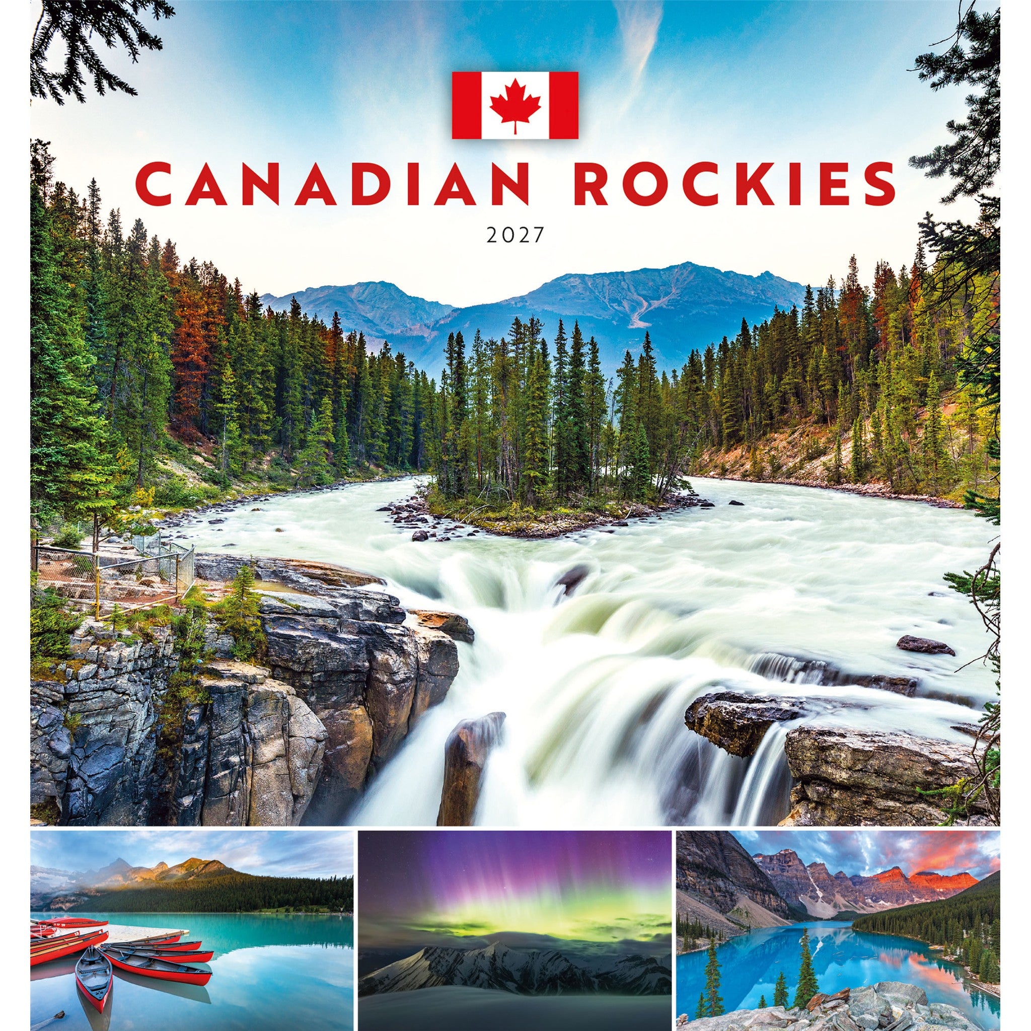 Canadian Rockies 2027 Easel Calendar