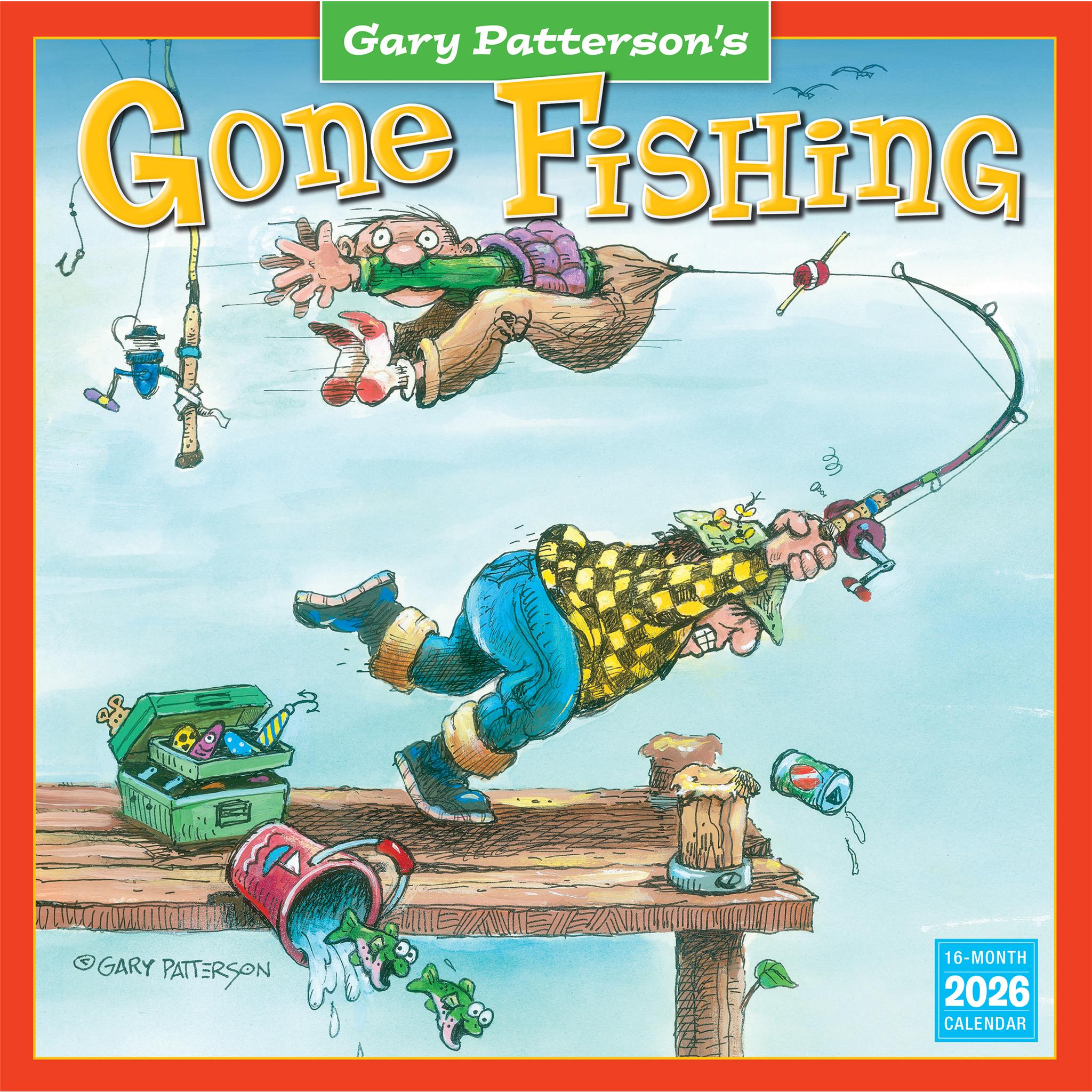 Calendrier mural Gary Patterson Gone Fishing 2026