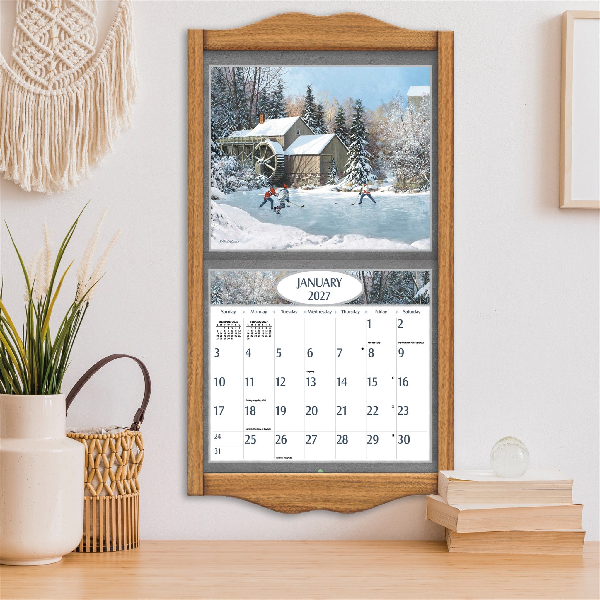 Calendrier mural Hockey Hockey Hockey 2027