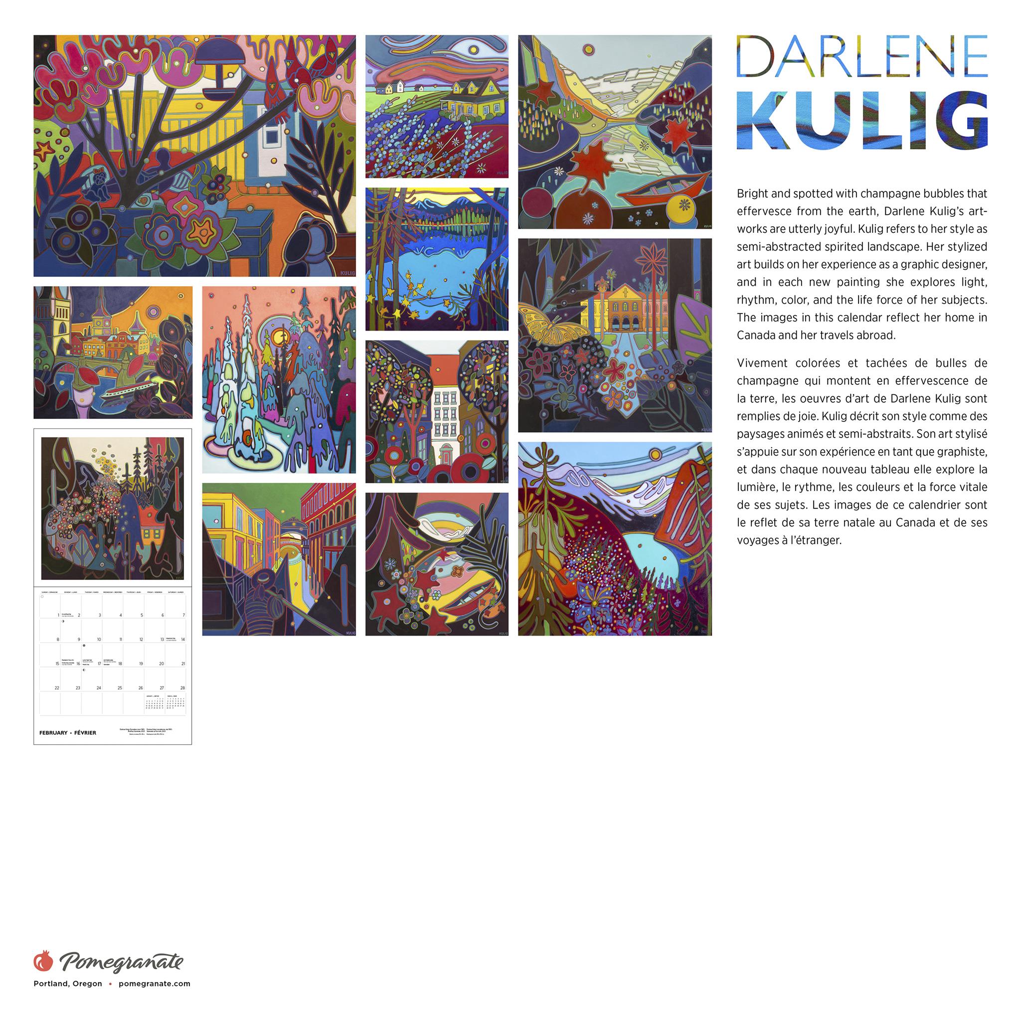 Darlene Kulig Calendrier mural 2026