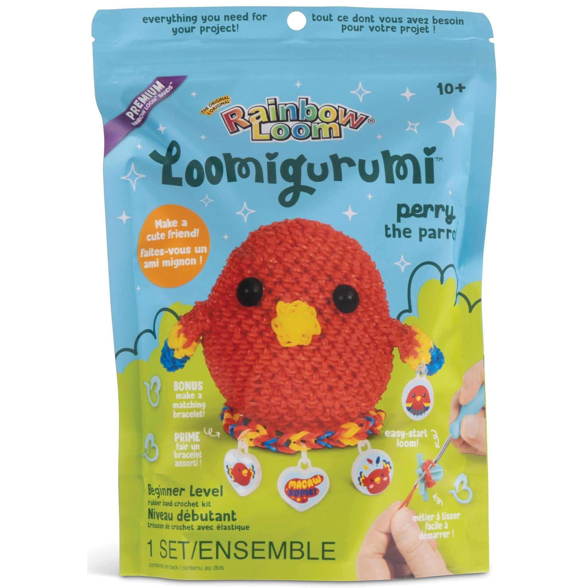 Parrot Loomigurumi Charm Kit