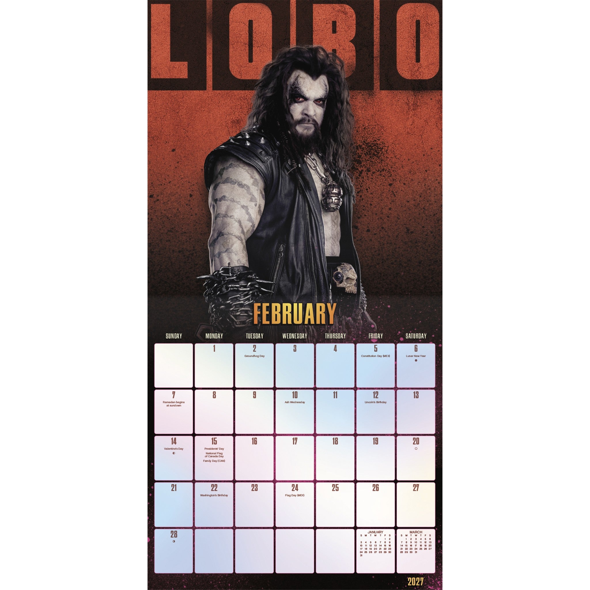 Supergirl: Woman of Tomorrow 2027 Wall Calendar