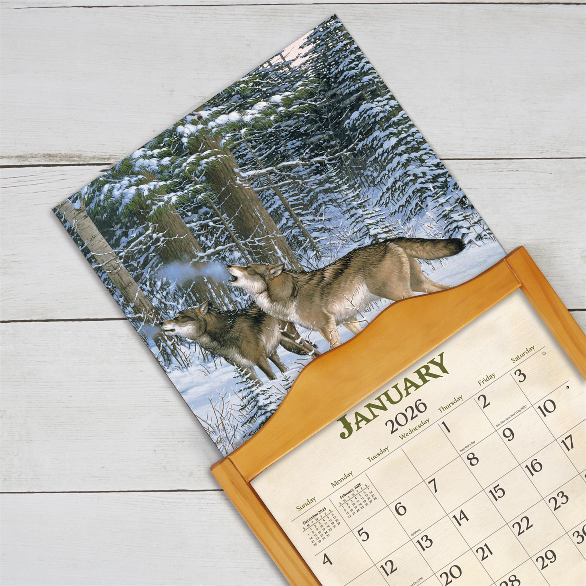Calendrier mural de luxe Beyond The Woods 2026 - Disponible uniquement en ligne