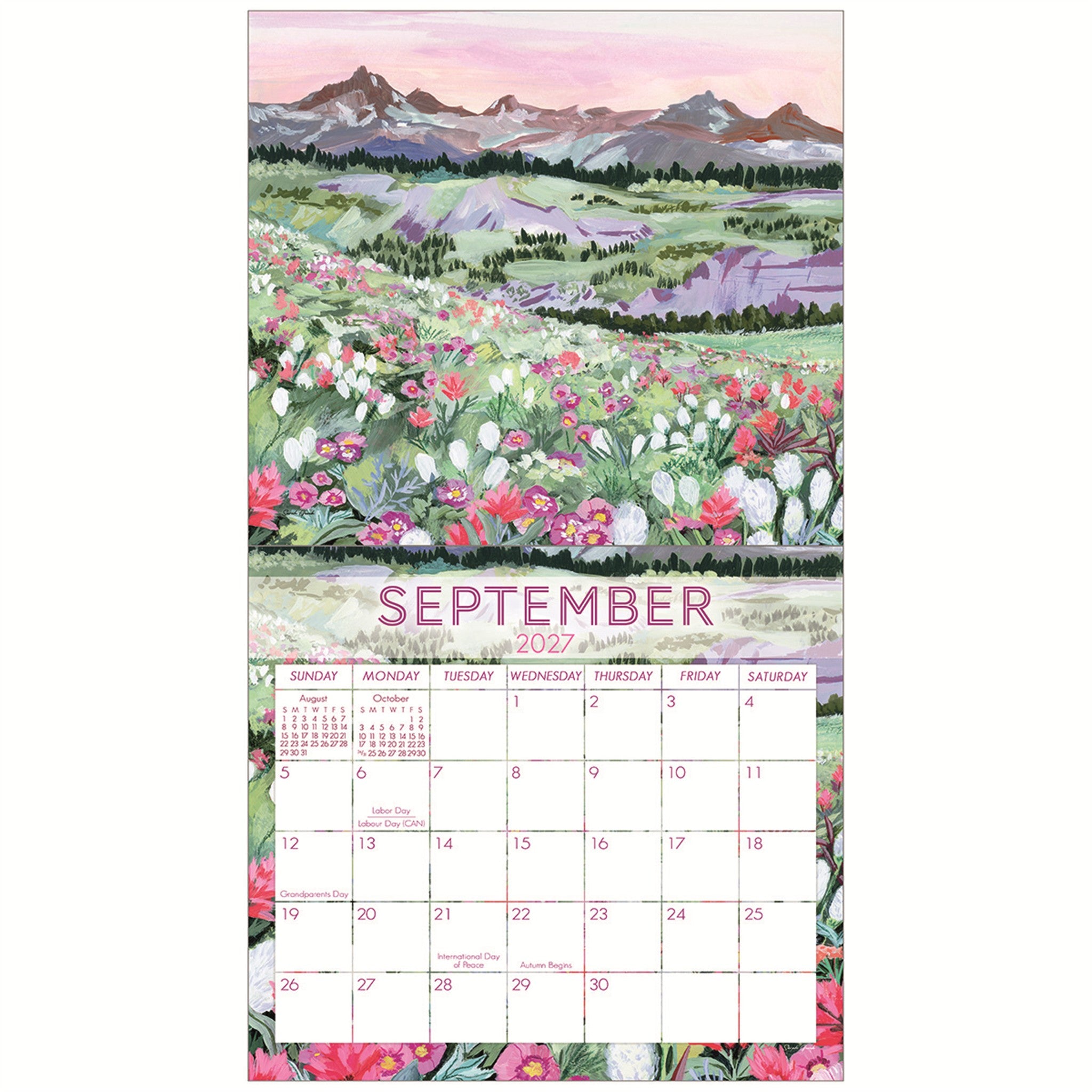 Explore 2027 Wall Calendar