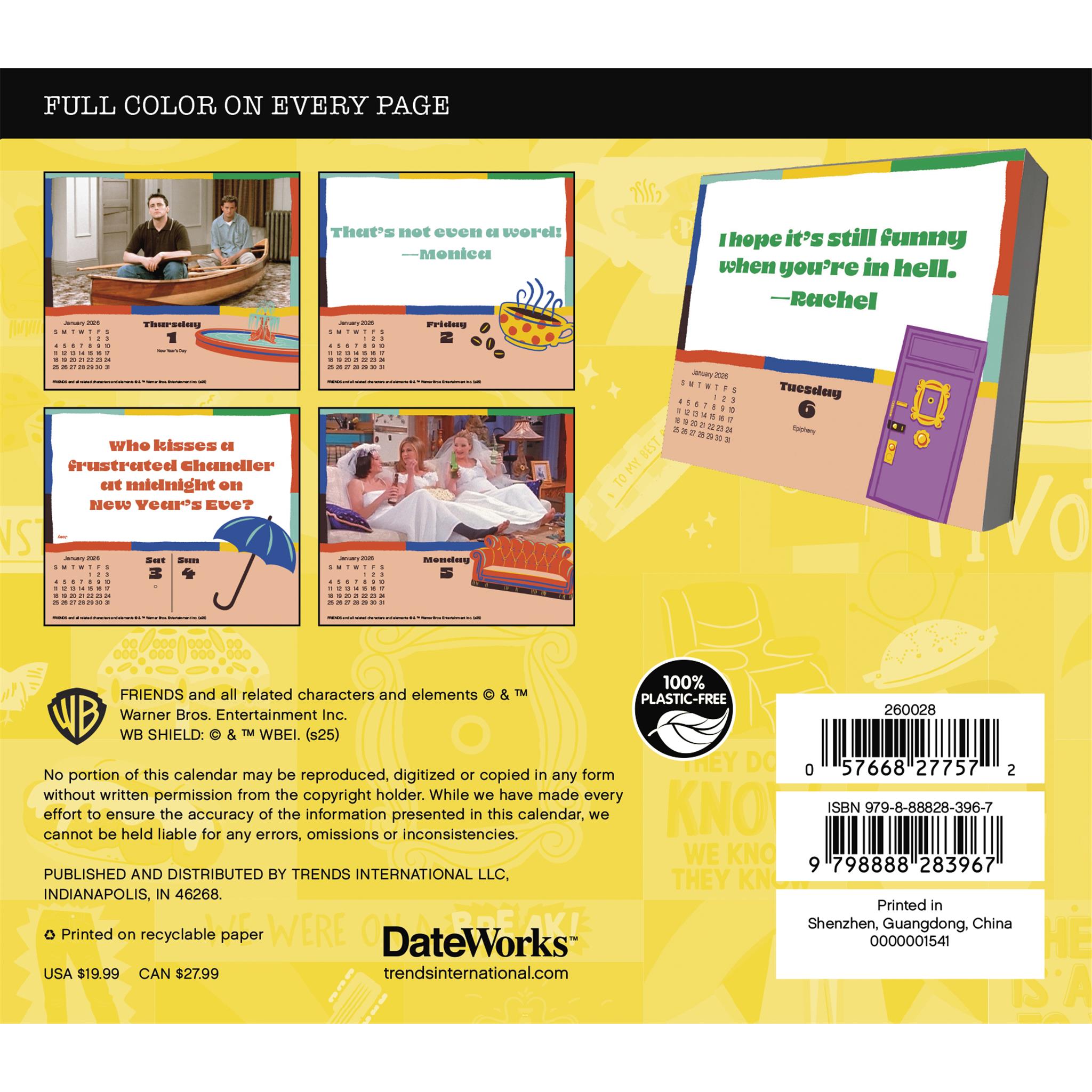 Calendrier de l'Amis 2026