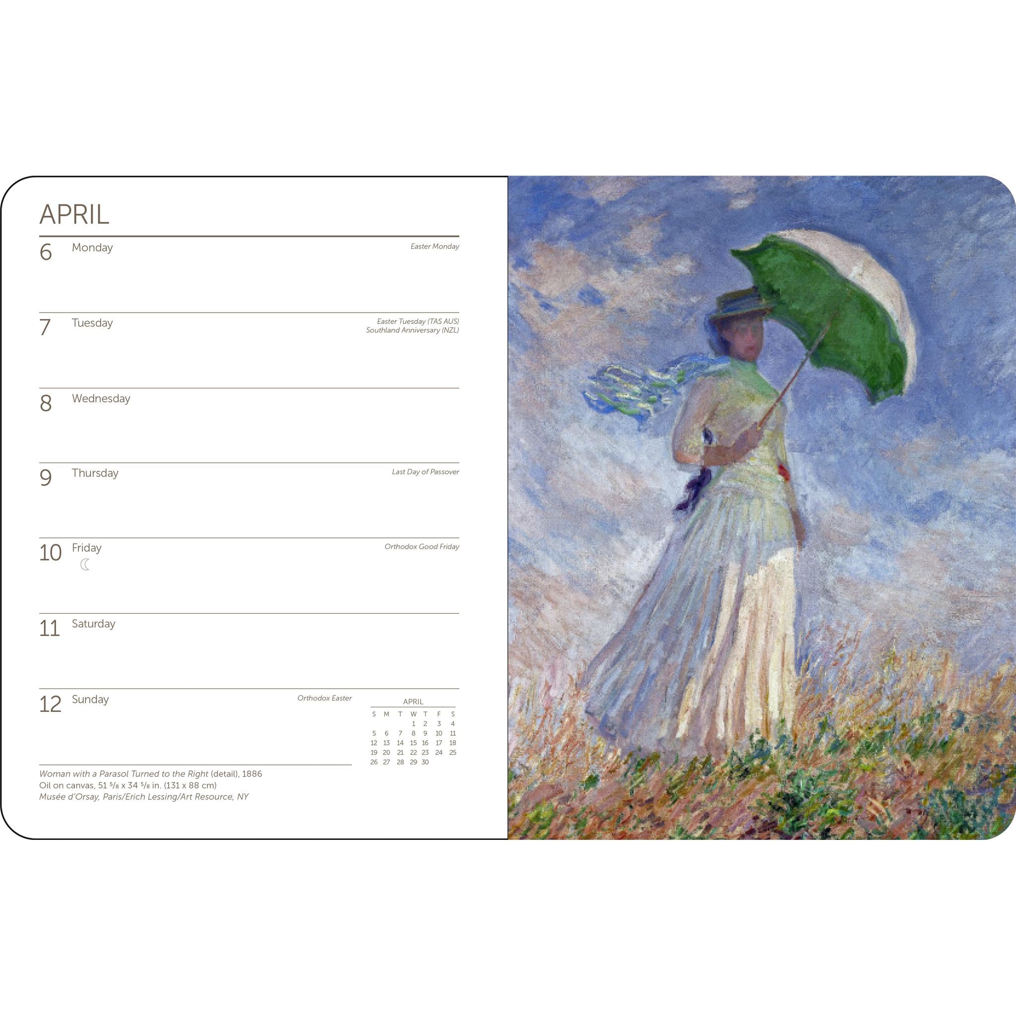 Monet 2026 Engagement Calendar