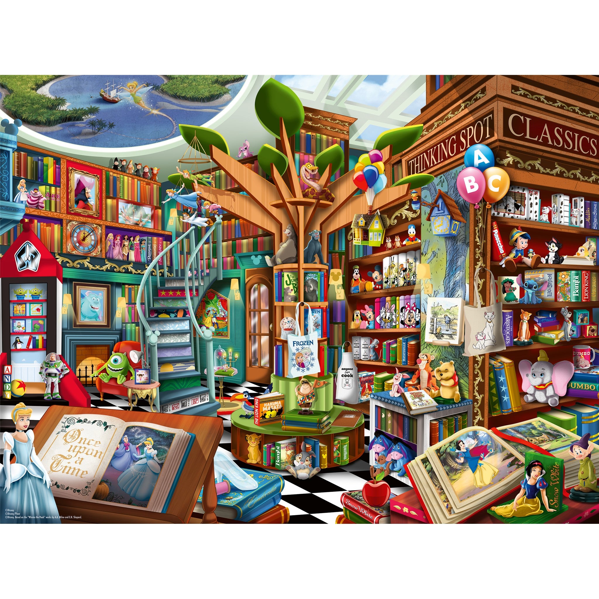 Disney Bookstore of Wonders 1500 Piece Puzzle