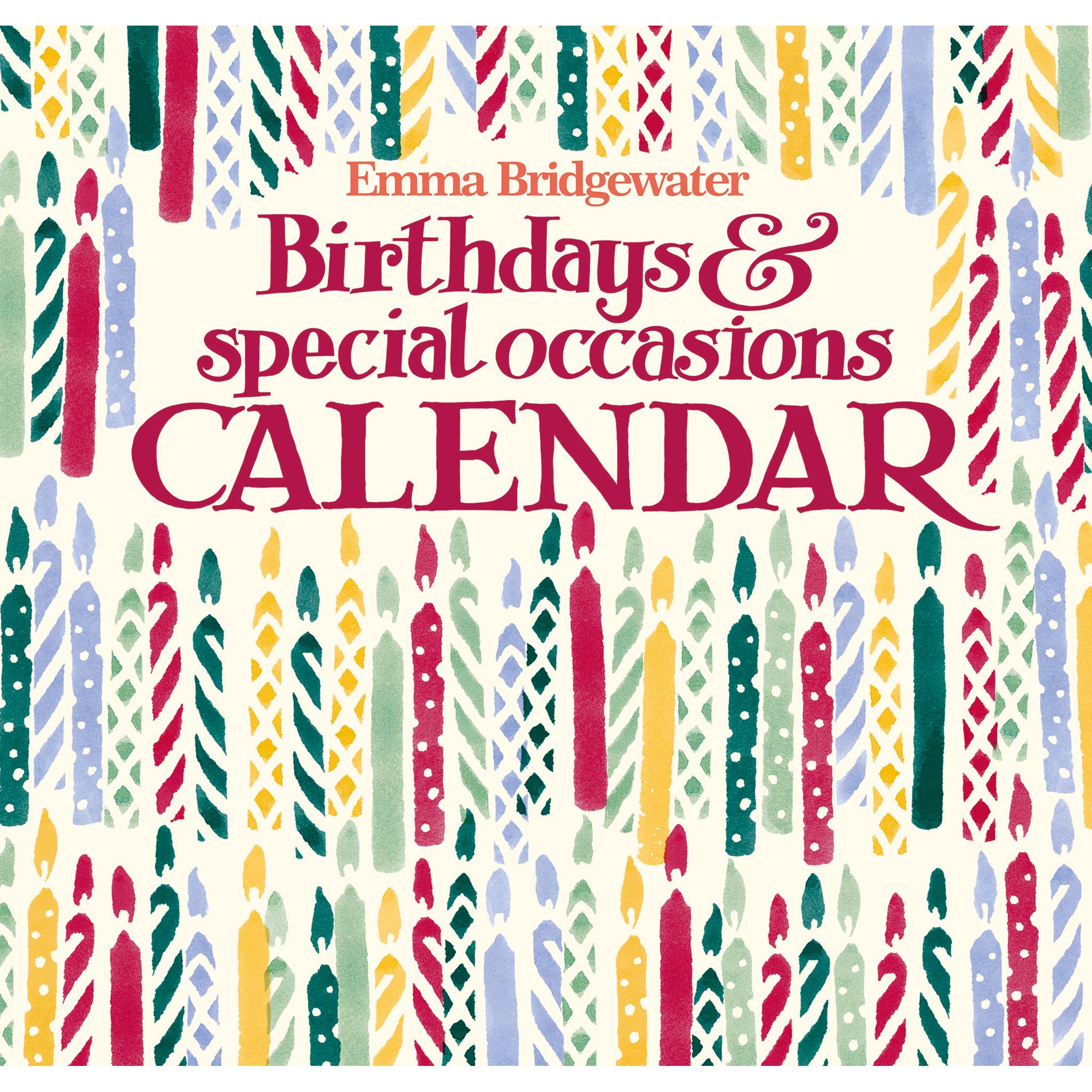 Mini-calendrier d'anniversaire et d'occasions spéciales d'Emma Bridgewater (non daté)