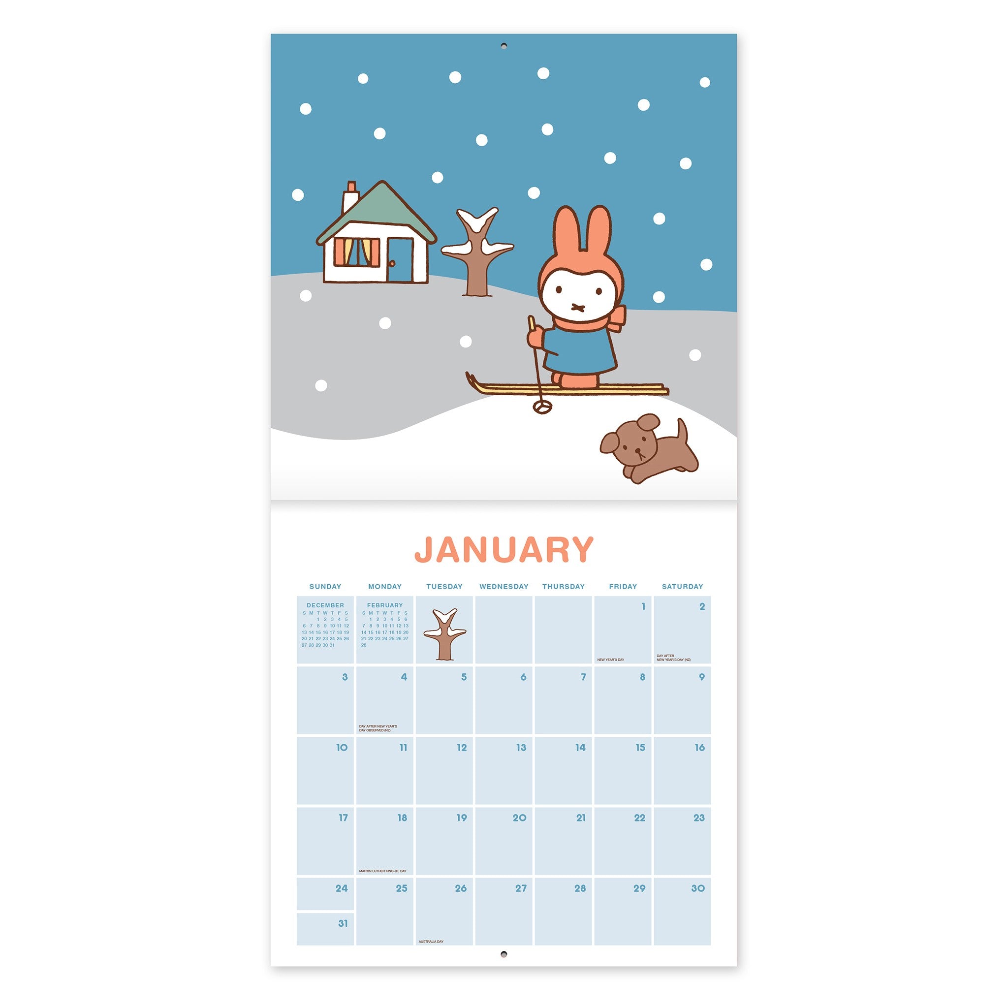 Miffy A Year in Color 2027 Wall Calendar