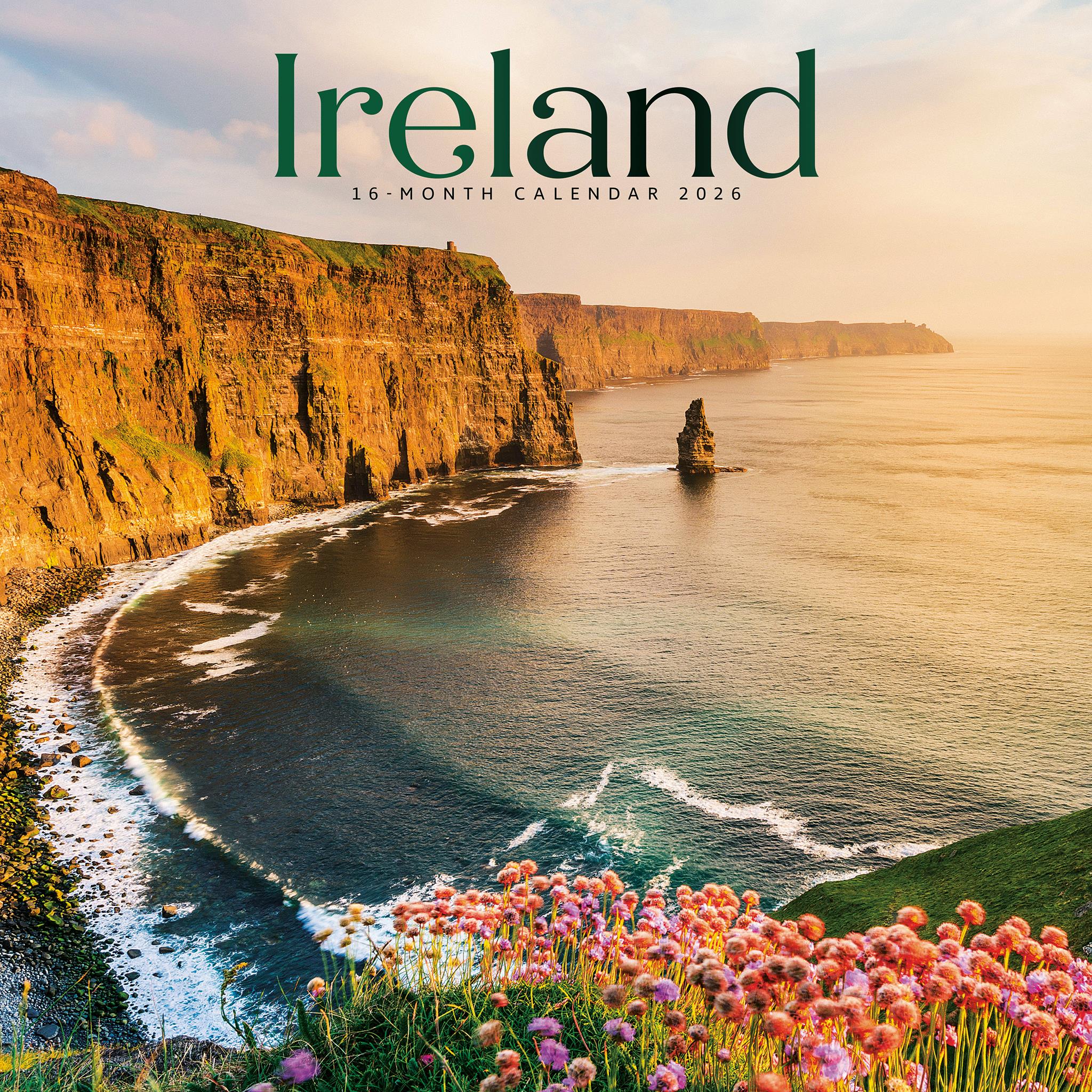 Calendrier mural Irlande 2026