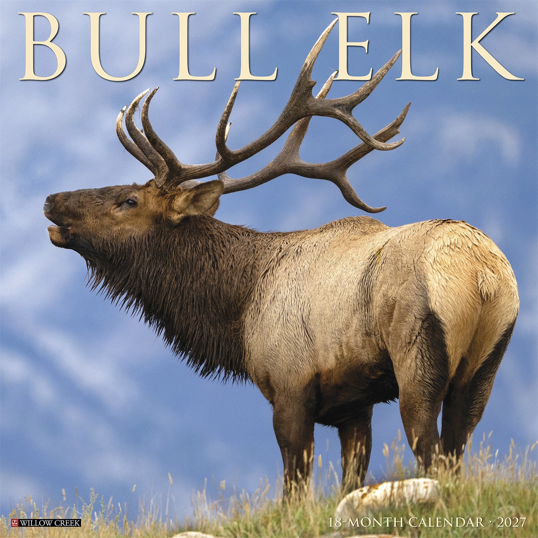Bull Elk 2027 Wall Calendar