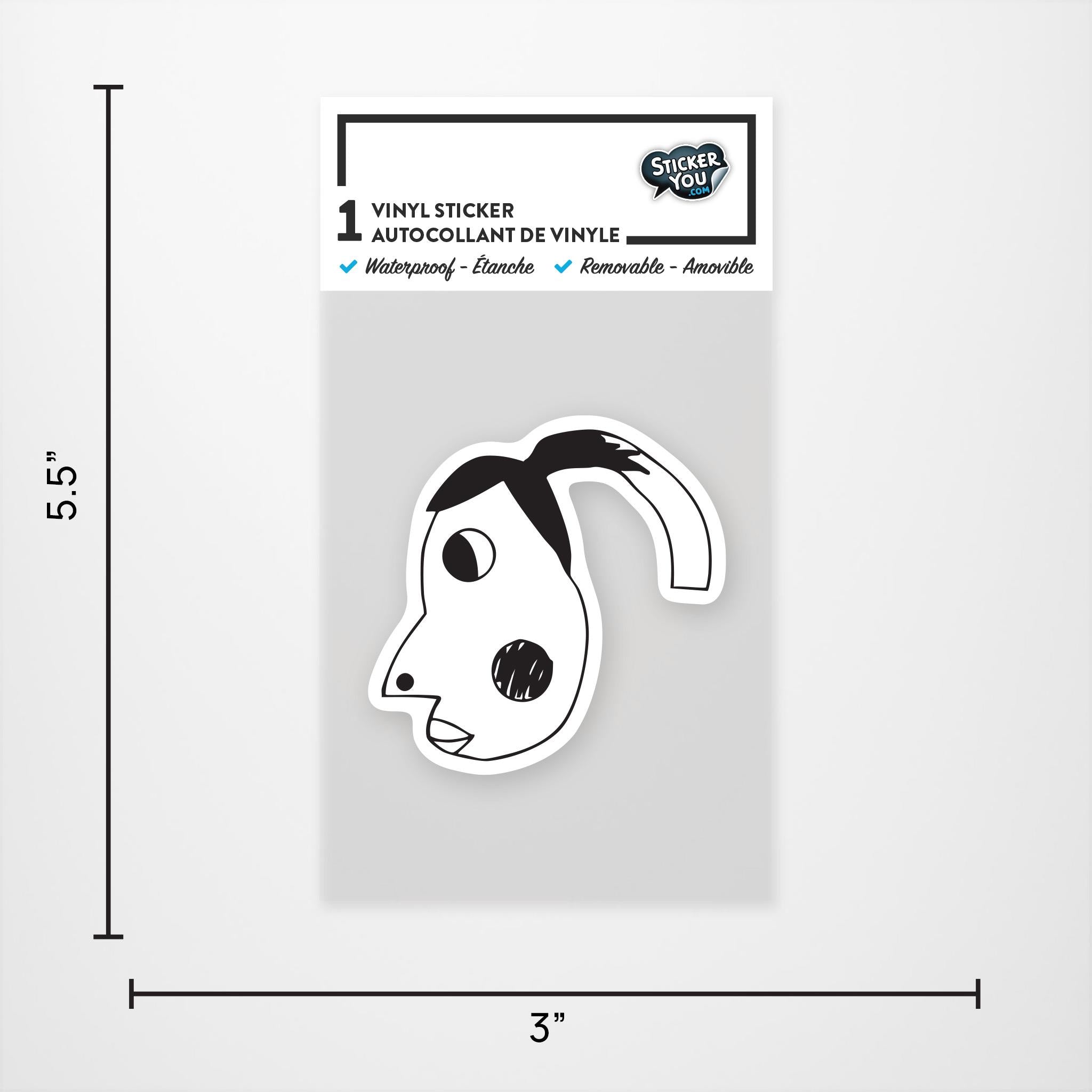 Autocollant vinyle pour hyperpigmentation