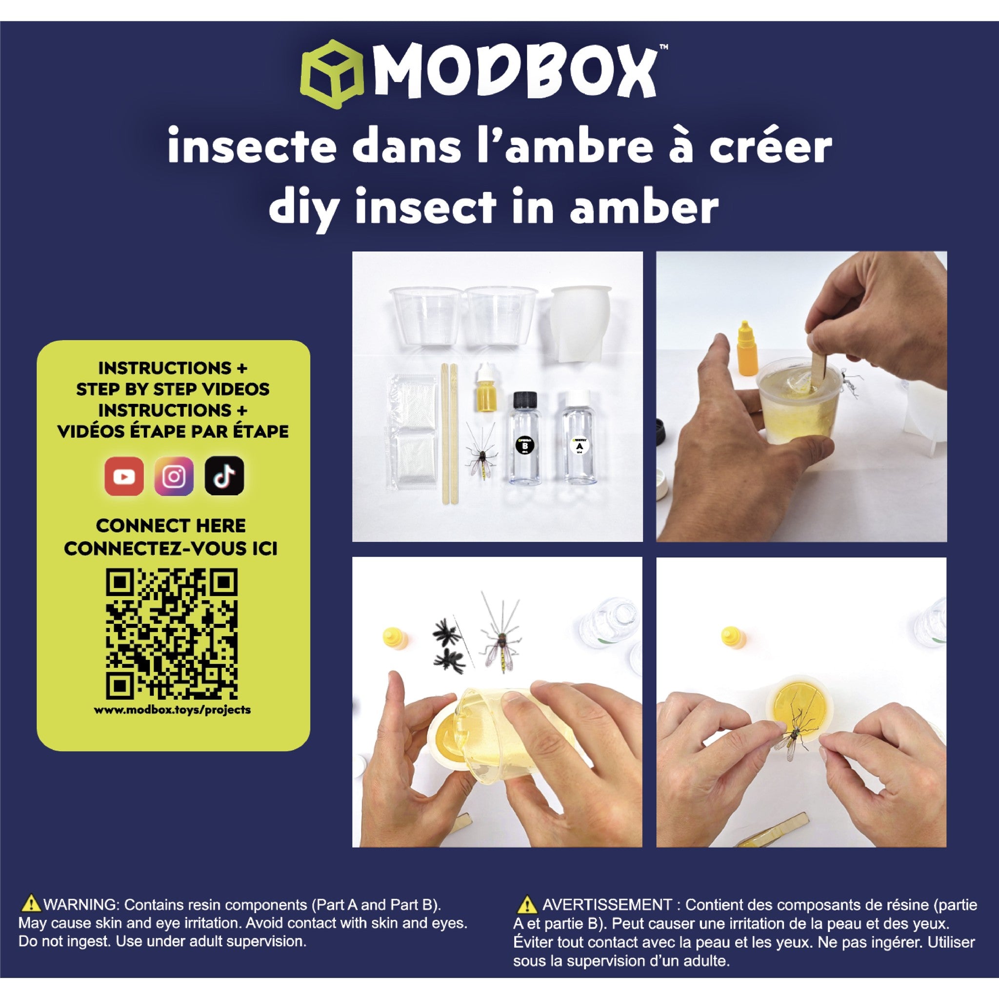Mosquito in Amber