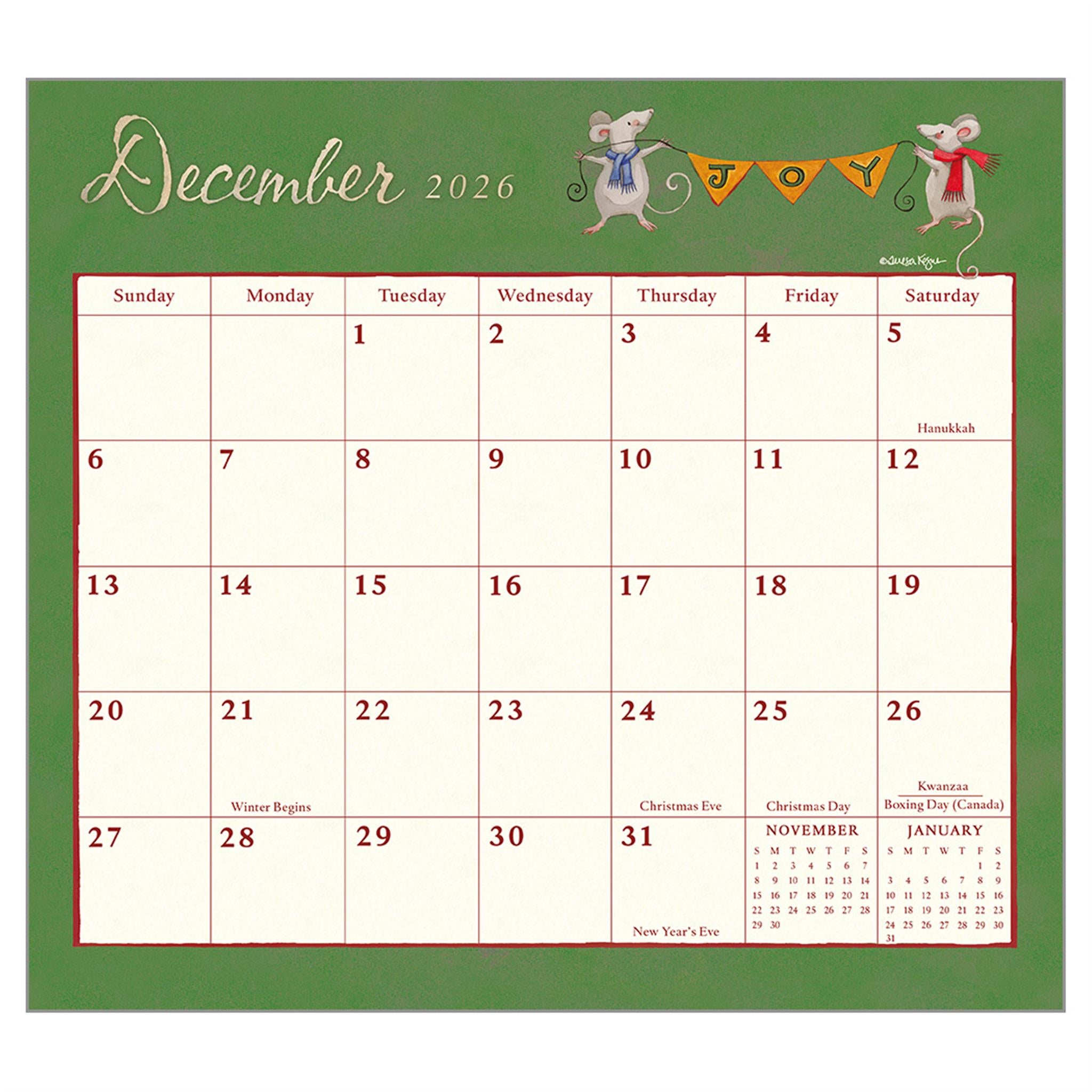 Bears 2026 Deluxe Wall Calendar