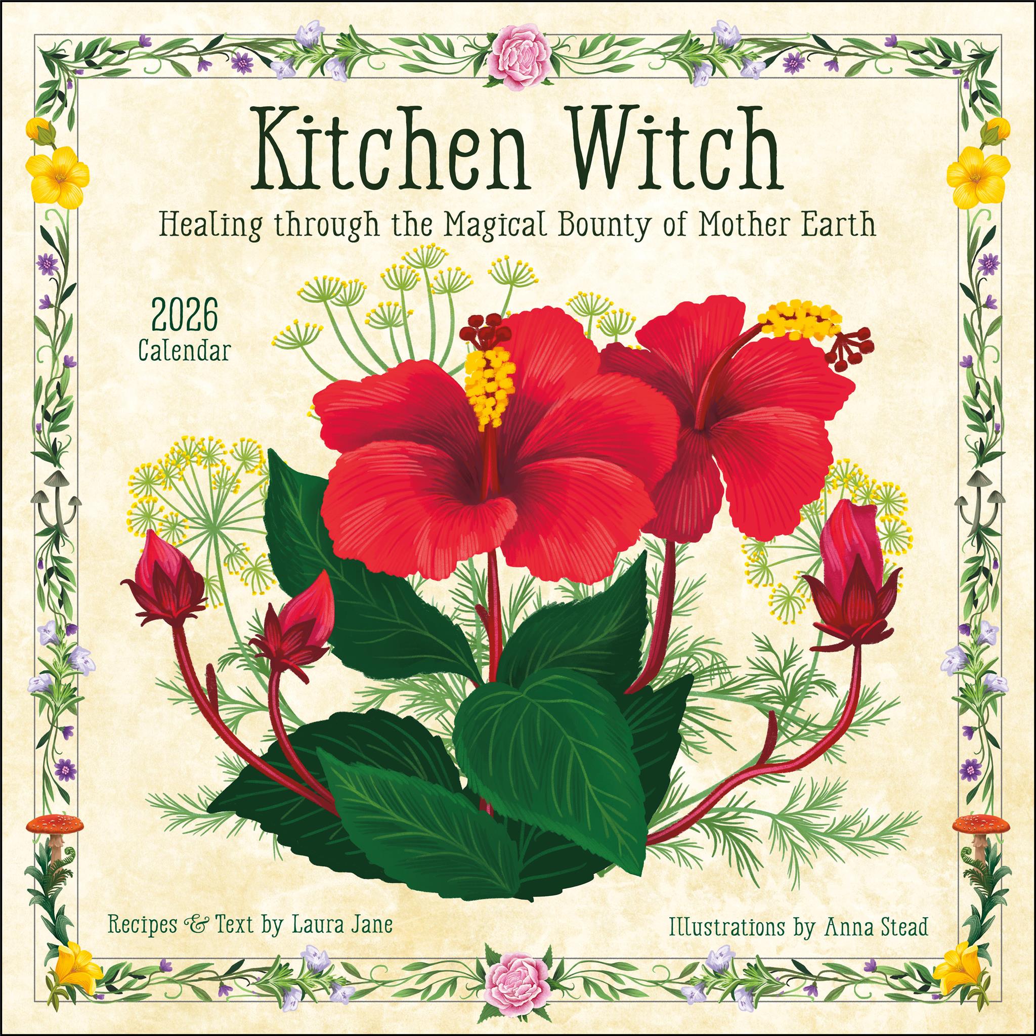 Calendrier mural Kitchen Witch 2026 - Disponible uniquement en ligne