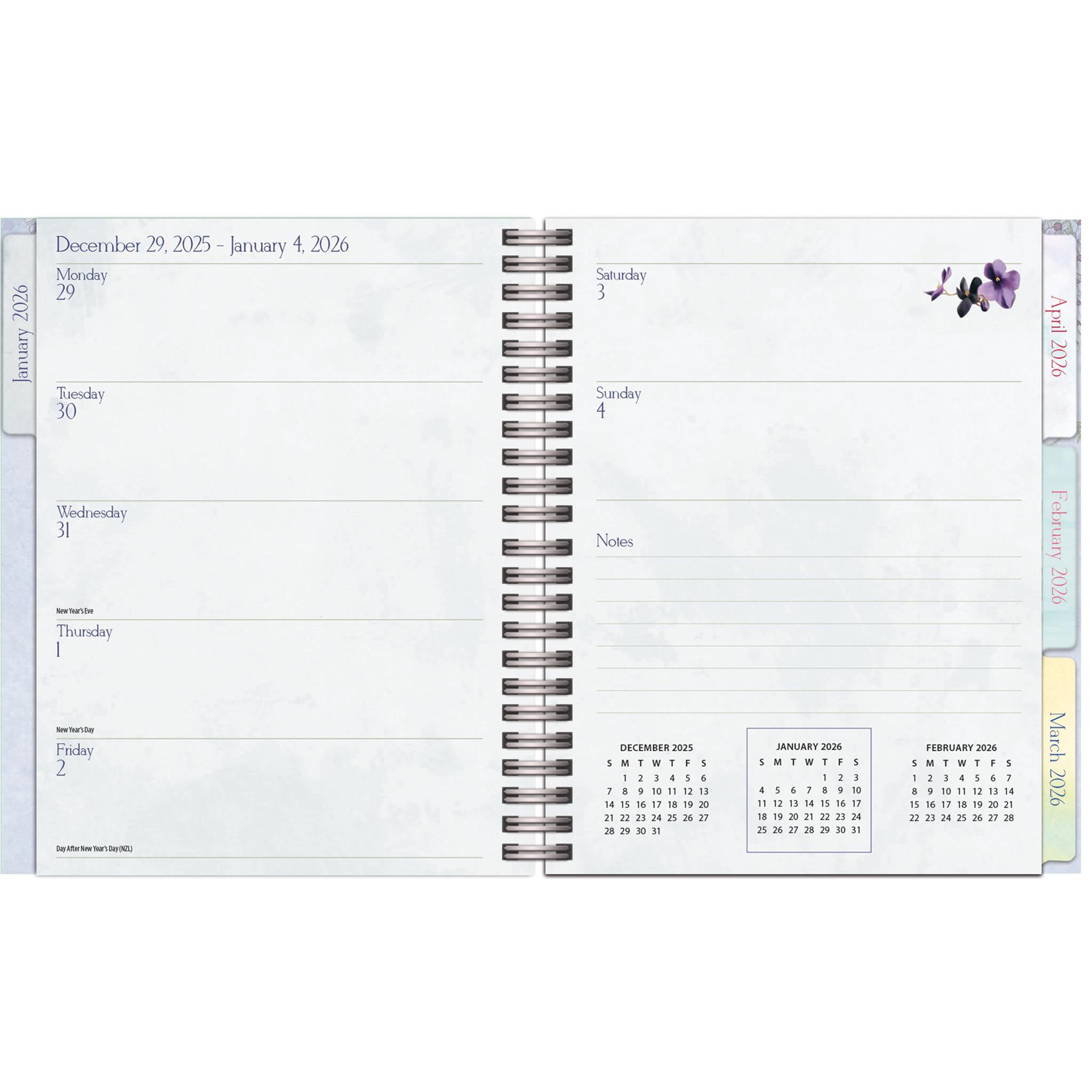 Botanical Gardens File It 2026 Engagement Calendar