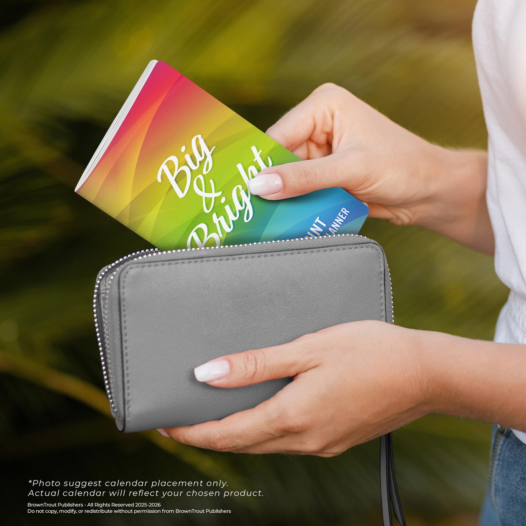 Agenda de poche 2026 (2 ans), grand format et lumineux - Disponible uniquement en ligne