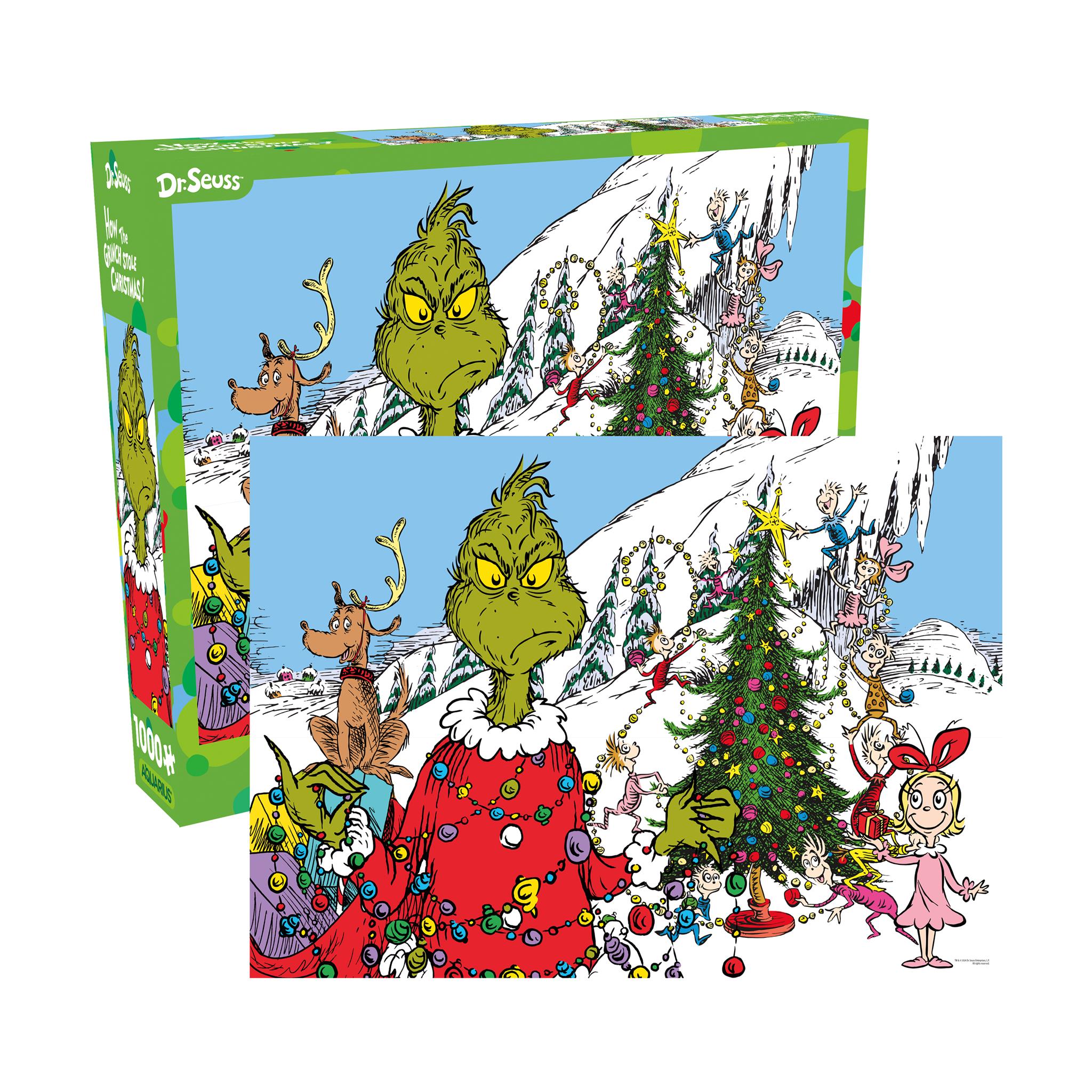 Grinch Christmas Glitter Snow 1000 Piece Puzzle