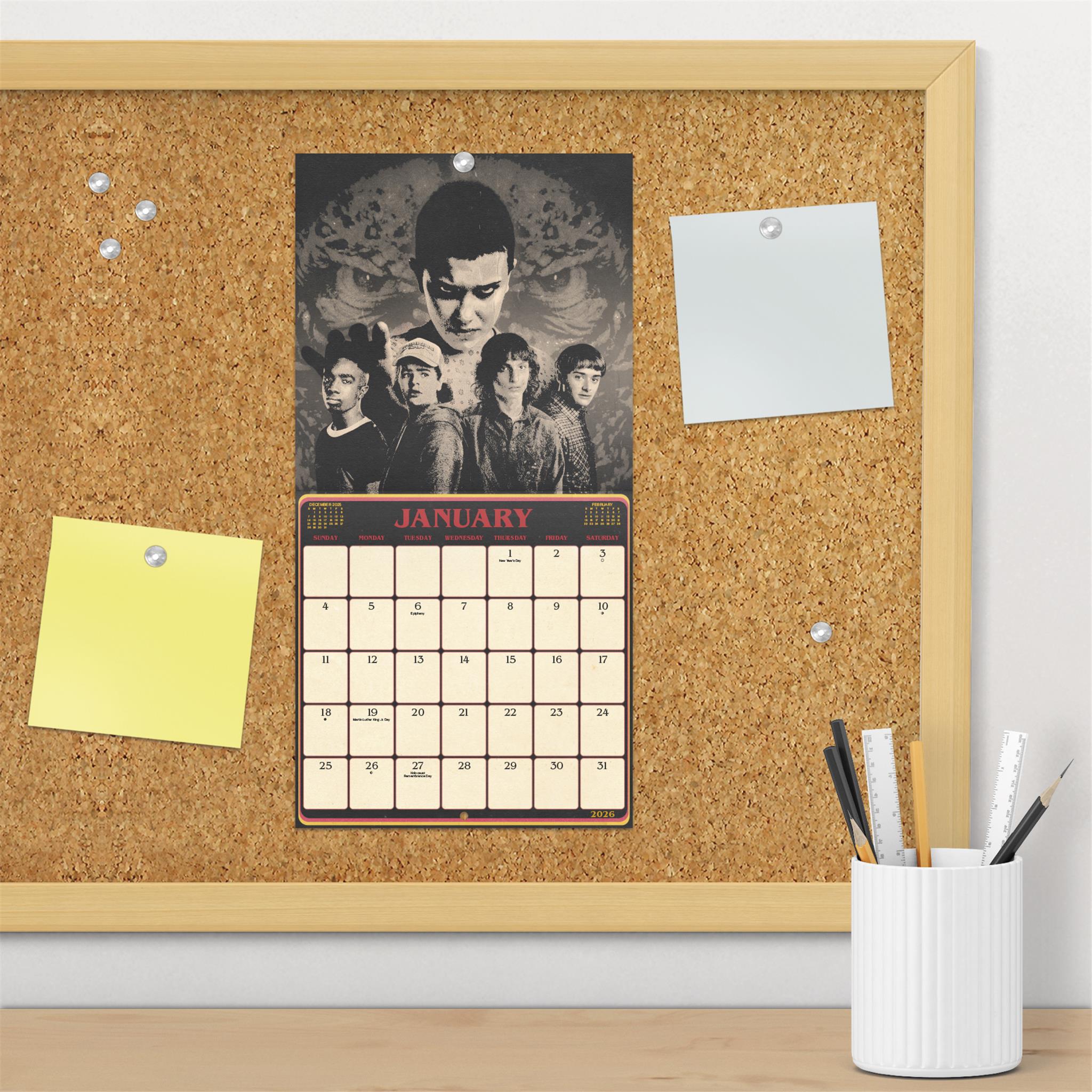 Mini-calendrier Stranger Things 2026