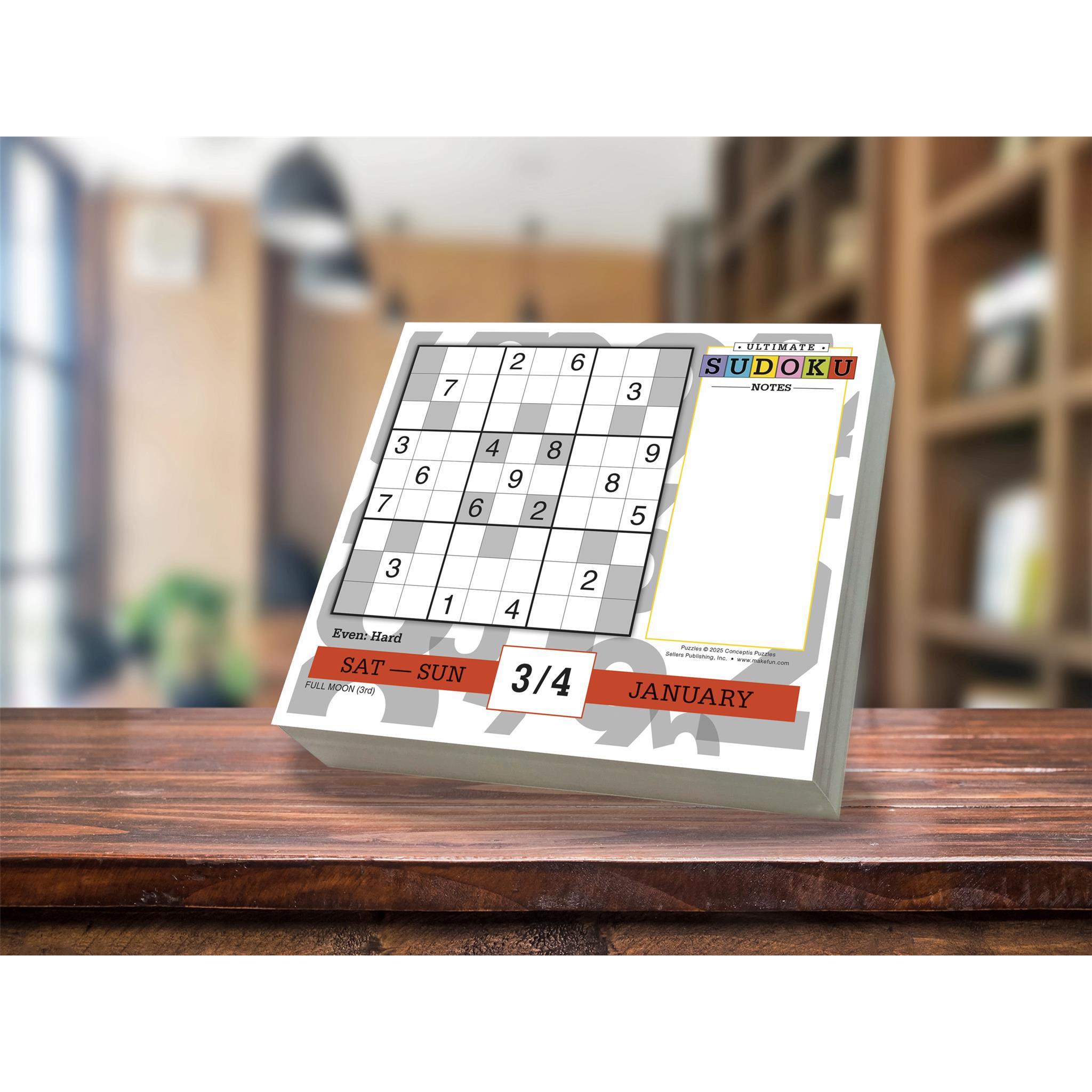 Calendrier de la boîte Sudoku Ultimate 2026