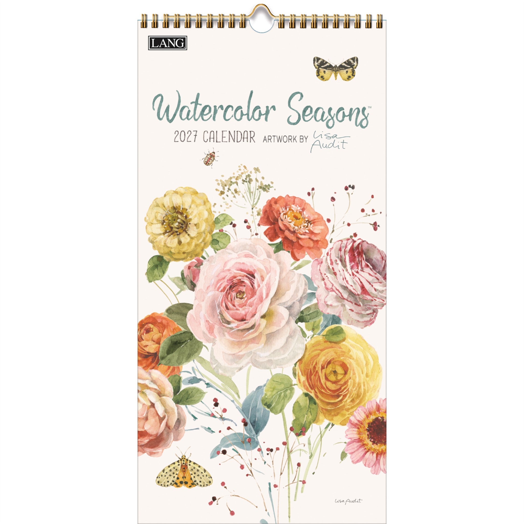 Calendrier fin 2027 Aquarelles des Saisons - En ligne seulement