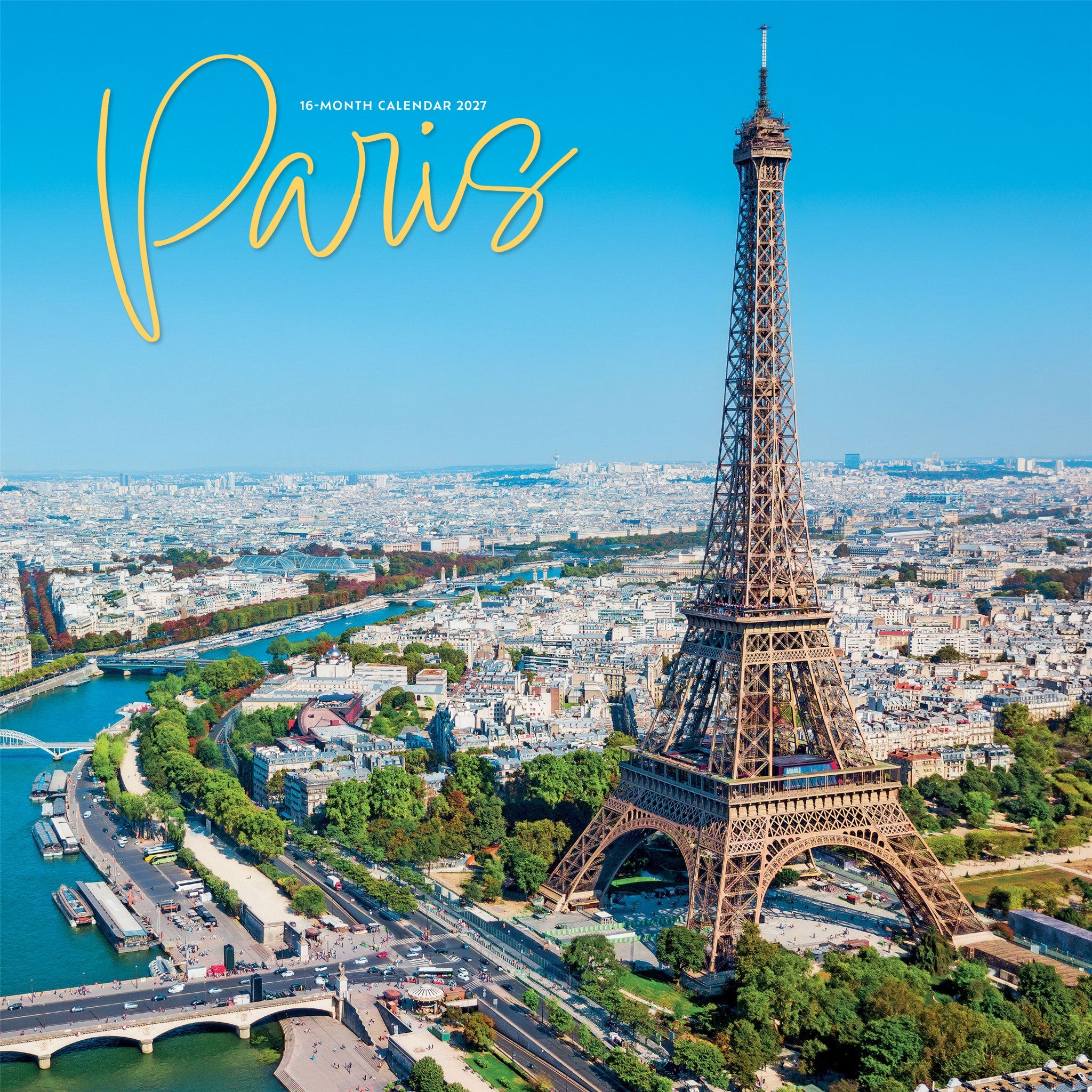 Calendrier mural Paris 2027
