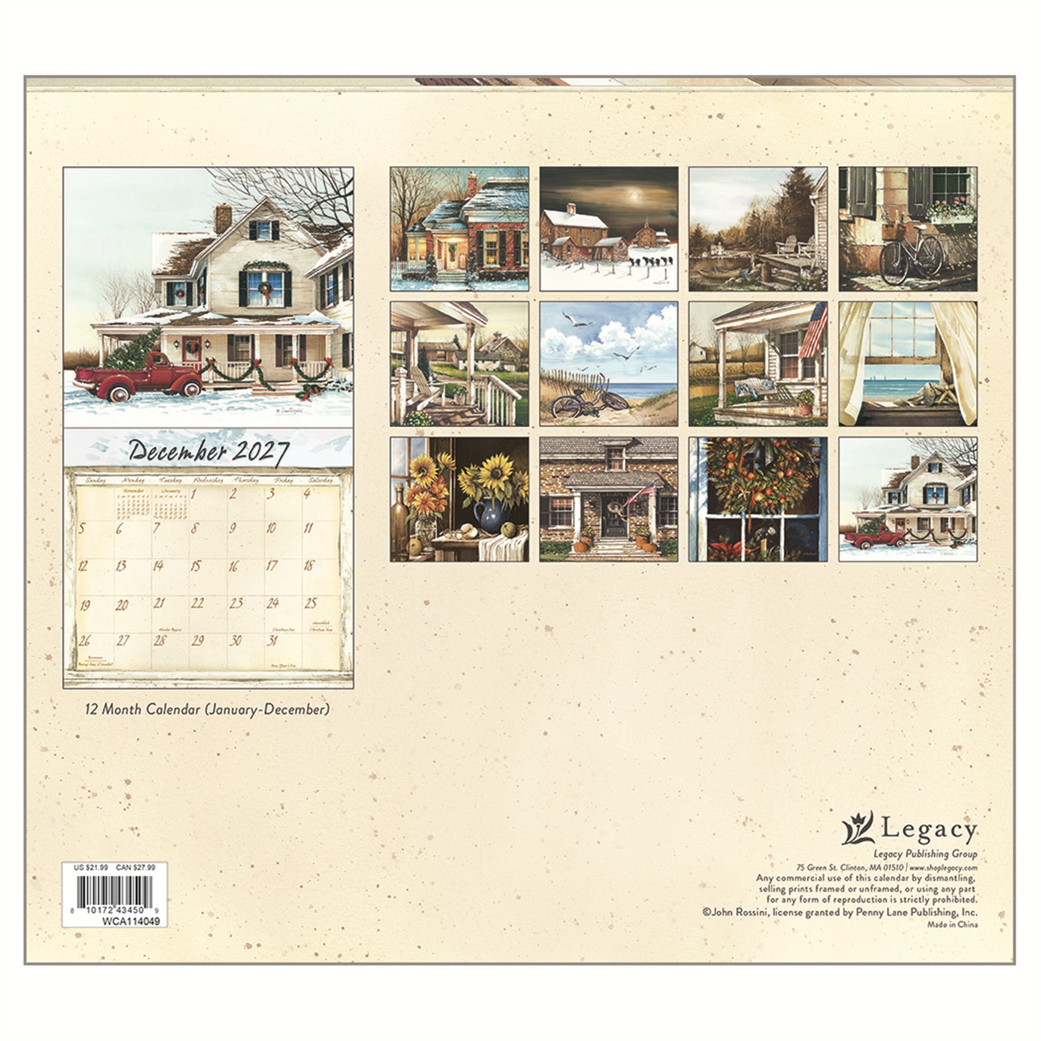 Calendrier mural Life Itself 2027