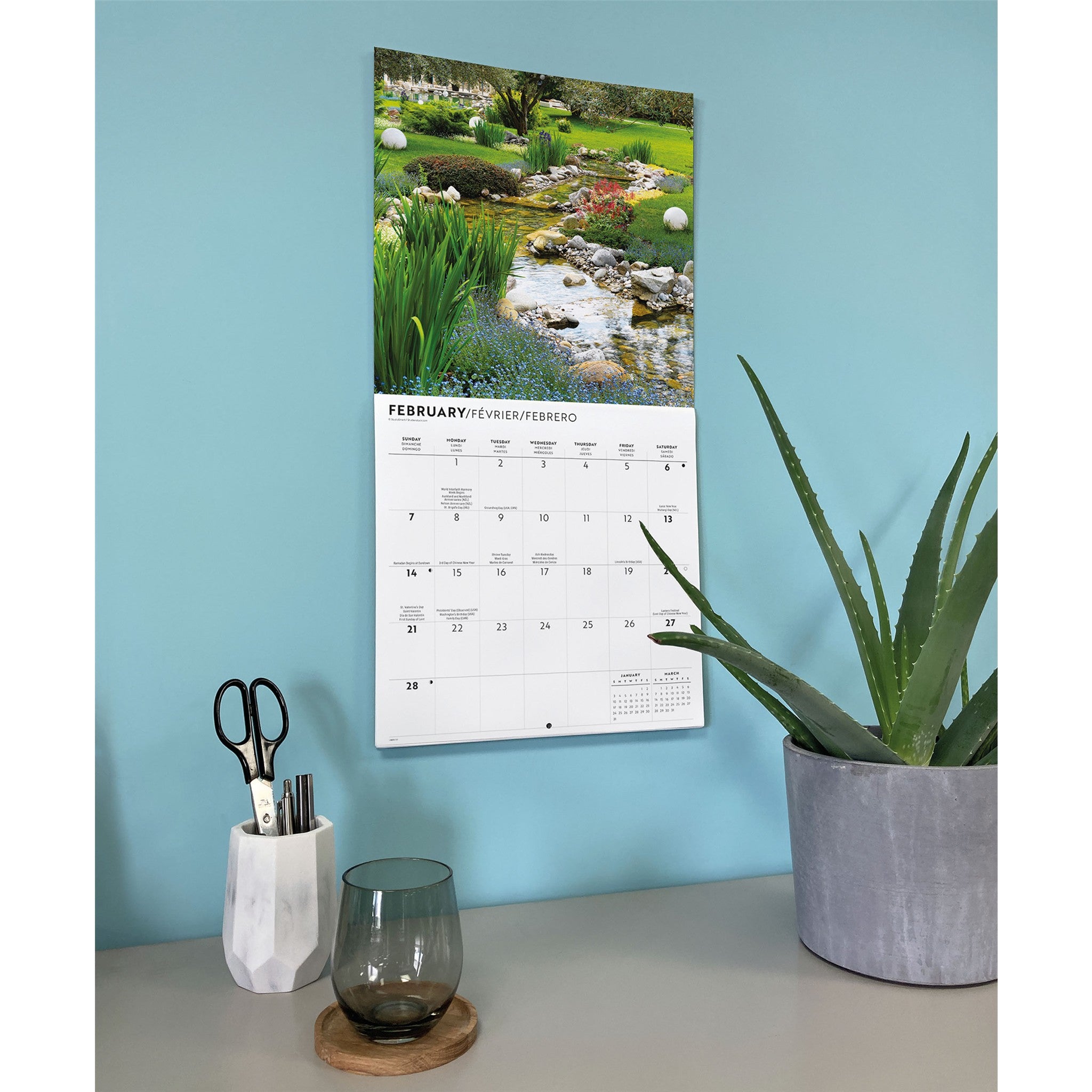 In the Garden 2027 Wall Calendar